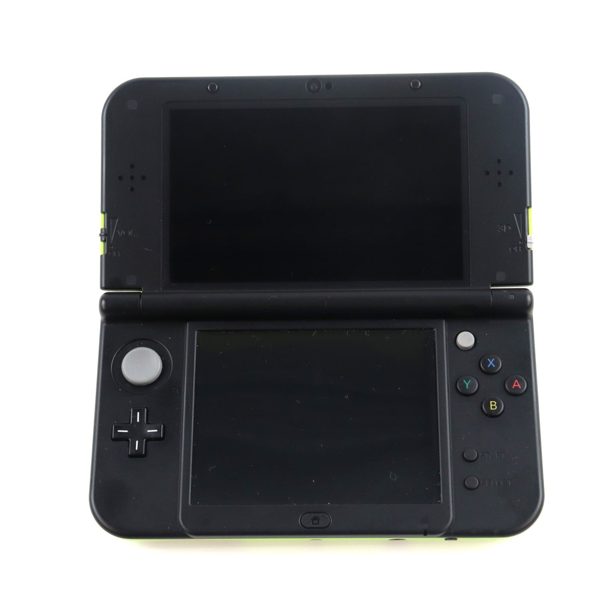 【中古即納】[3DS] (本体) Newニンテンドー3DS LL ライム×ブラック 任天堂(RED-S-MAAA)(20160609)