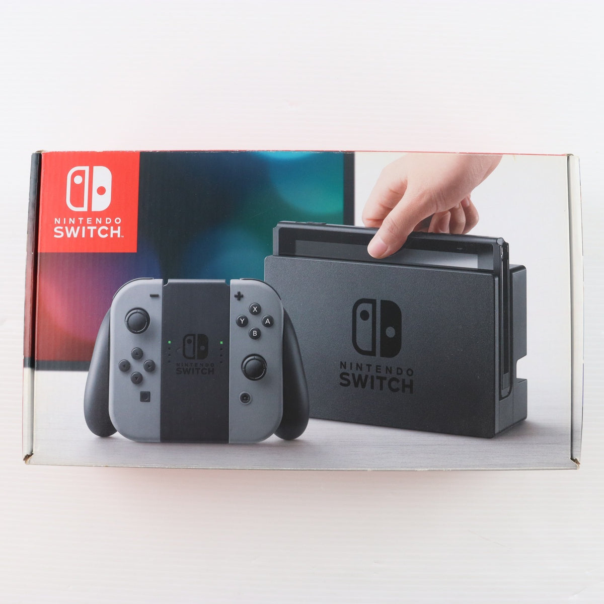 【中古即納】[Switch] (本体) Nintendo Switch(ニンテンドースイッチ) Joy-Con(L)/R グレー 任天堂(HAC-S-KAAAA)(20170303)