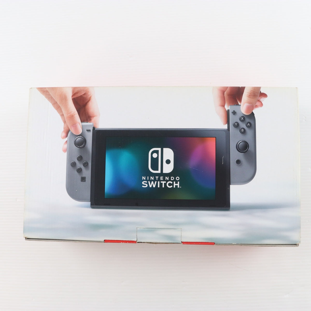 【中古即納】[Switch] (本体) Nintendo Switch(ニンテンドースイッチ) Joy-Con(L)/R グレー 任天堂(HAC-S-KAAAA)(20170303)