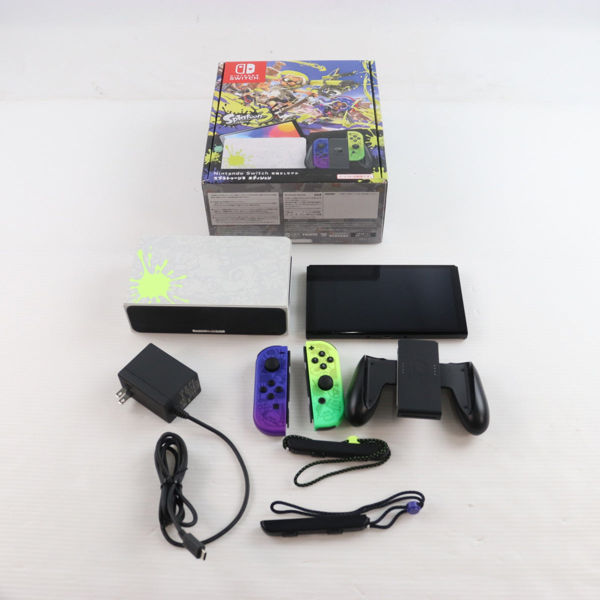 【中古即納】[Switch] (本体) Nintendo Switch(ニンテンドースイッチ) 有機ELモデル スプラトゥーン3エディション 任天堂(HEG-S-KCAAA)(20220826)