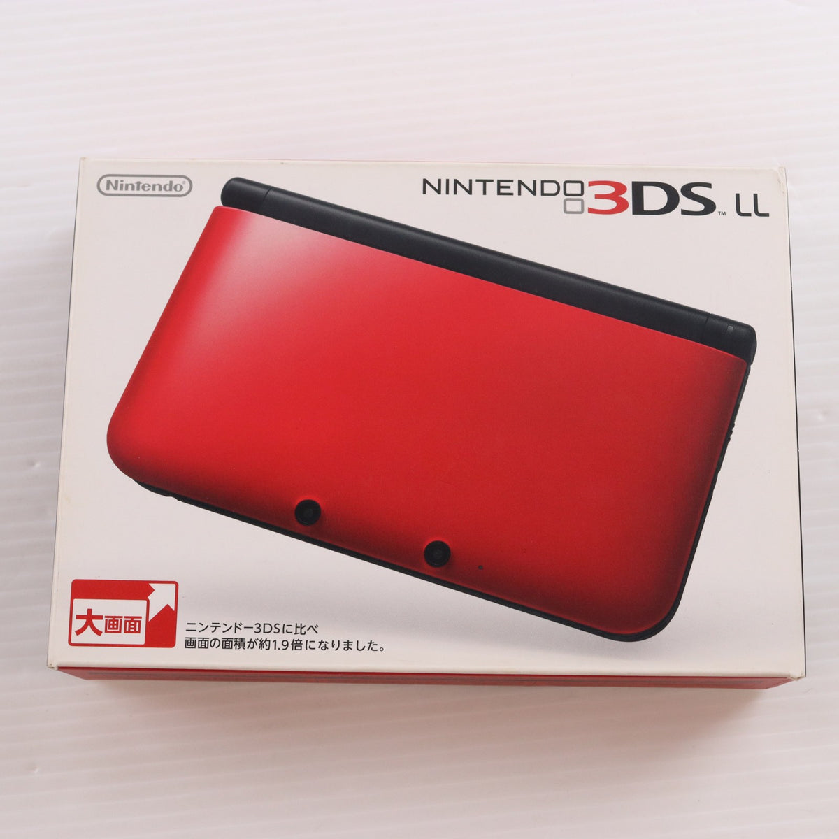 【中古即納】[3DS] (本体) ニンテンドー3DS LL レッド×ブラック 任天堂(SPR-S-RKAA)(20120728)