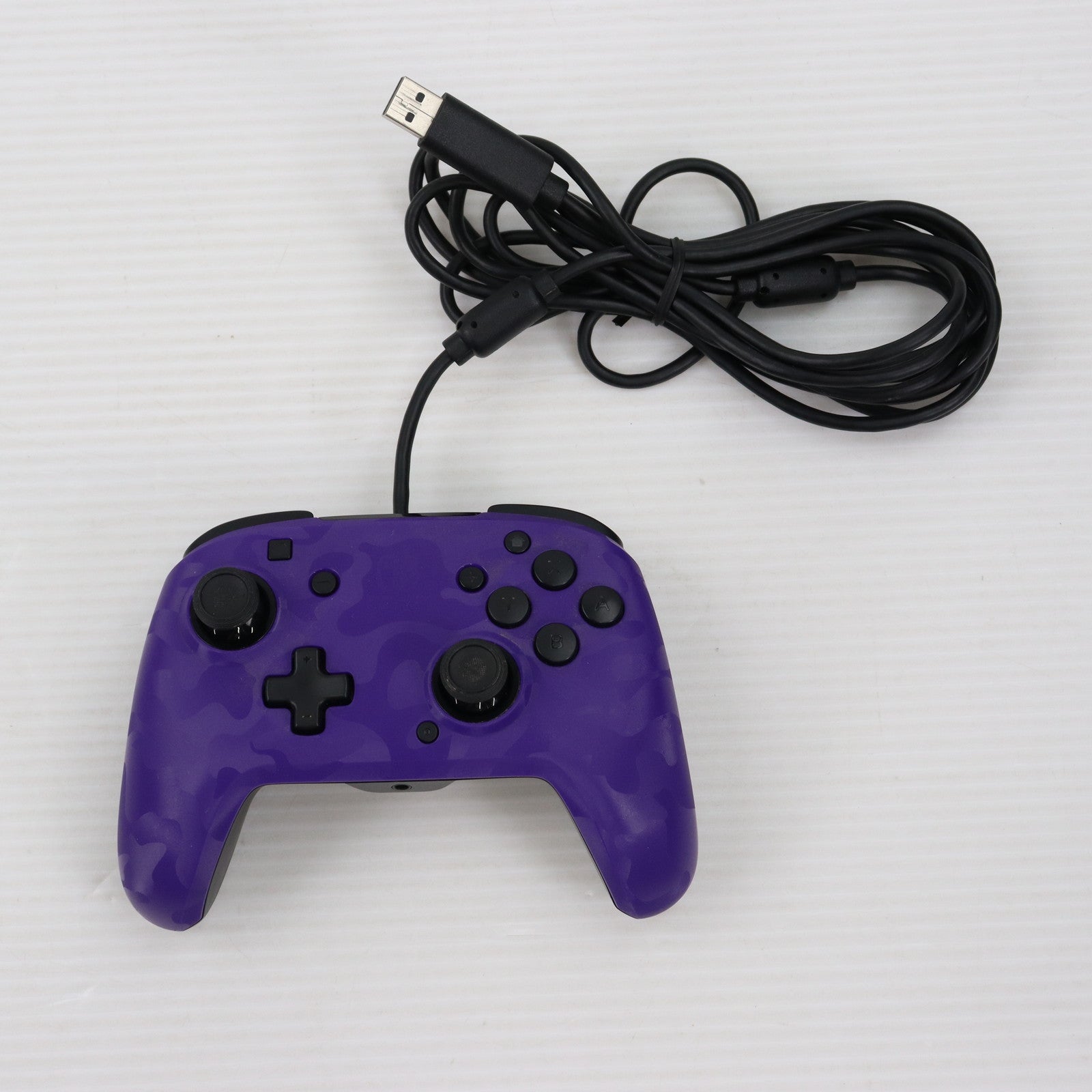 【中古即納】[ACC][Switch] Gaming Faceoff Deluxe + audio Wired Controller Purple Camo(ゲーミング フェイスオフ デラックス パープルカモ ニンテンドースイッチ 有線コントローラー) 任天堂ライセンス商品 PDP(20190711)