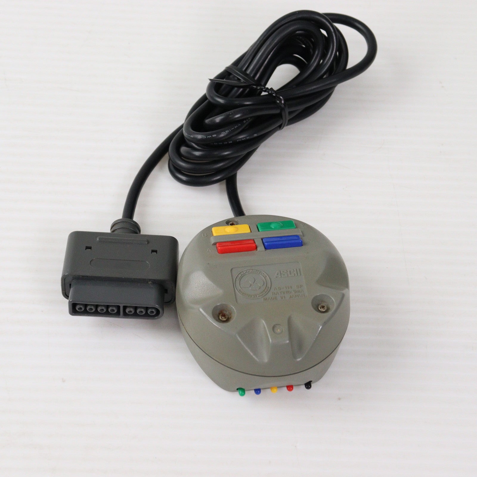 【中古即納】[ACC][SFC] スーパーファミコン専用コントローラー アスキースティック スーパーL5 任天堂ライセンス商品 アスキー(AS-114SP) (19920701)