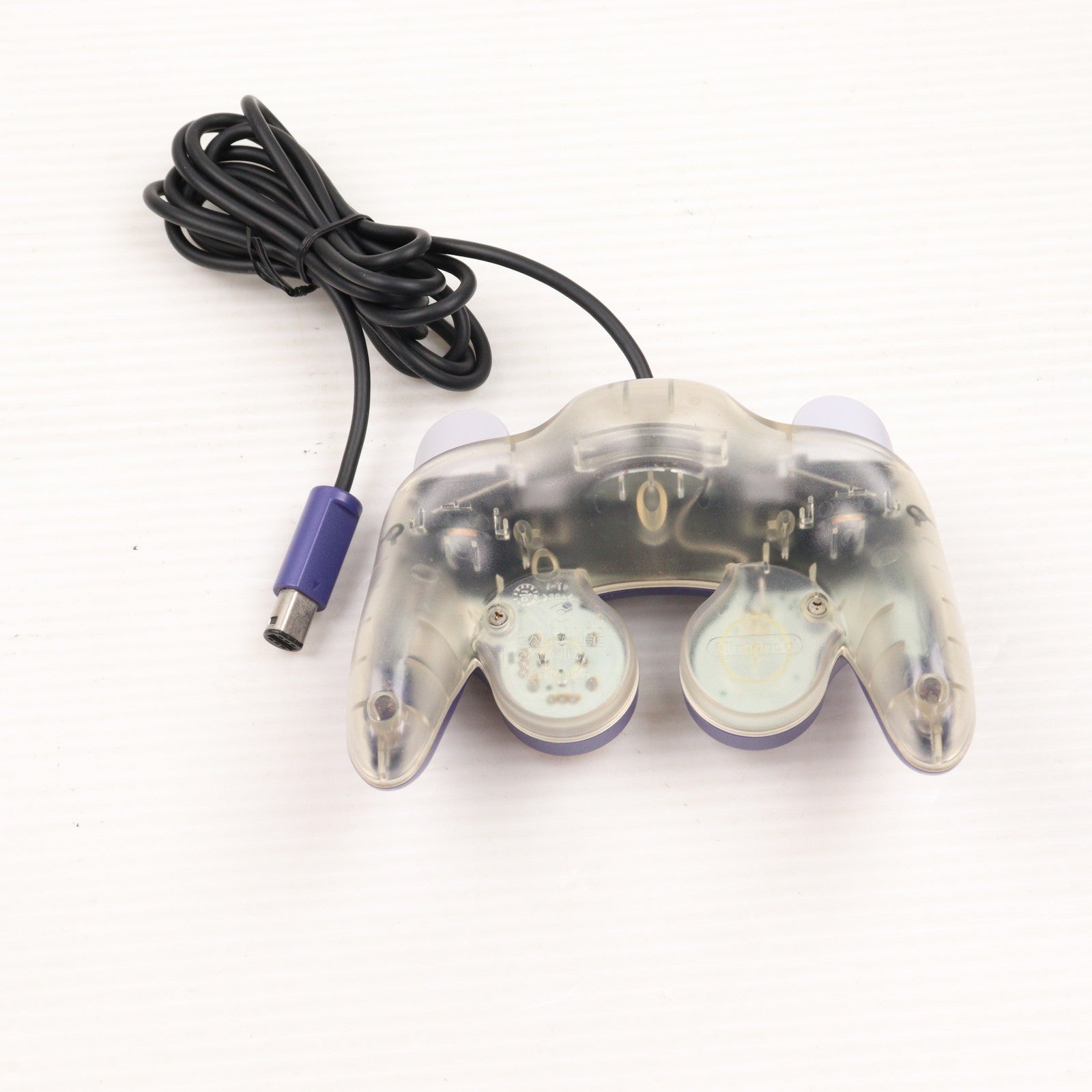 【中古即納】[ACC][GC] ニンテンドー ゲームキューブ コントローラ バイオレット&クリア 任天堂(DOL-003)(20011121)