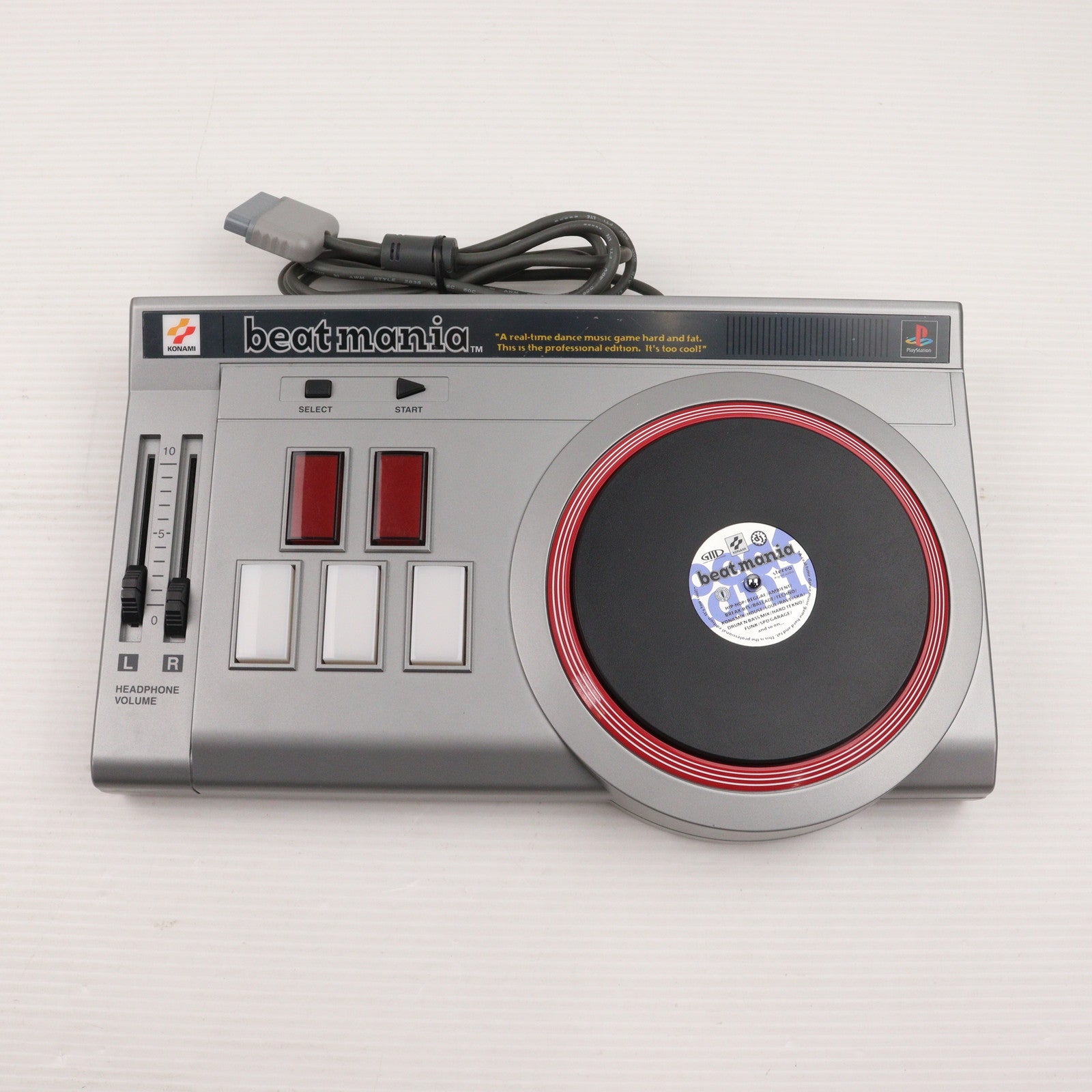 【中古即納】[ACC][PS] beatmania DJ Station Pro(ビートマニア DJステーション プロ) ビートマニア専用コントローラー コナミ(CT013)(19990131)