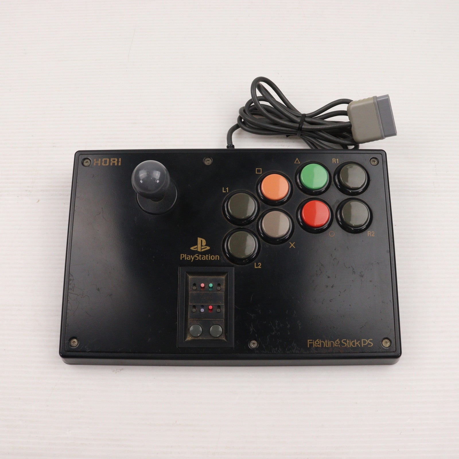 【中古即納】[ACC][PS] Fighting Stick PS(ファイティングスティックPS) ソニーライセンス商品 HORI(SLPH-00002)(19941222)