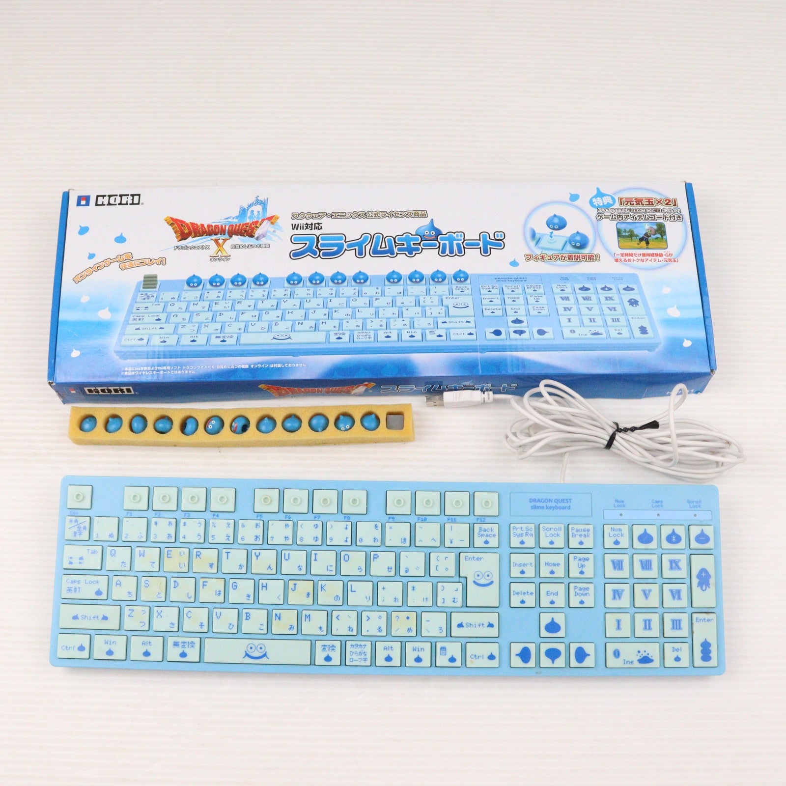RE ARRIVAL/再入荷 中古即納】[ACC][Wii]ドラゴンクエスト スライムキーボード その他