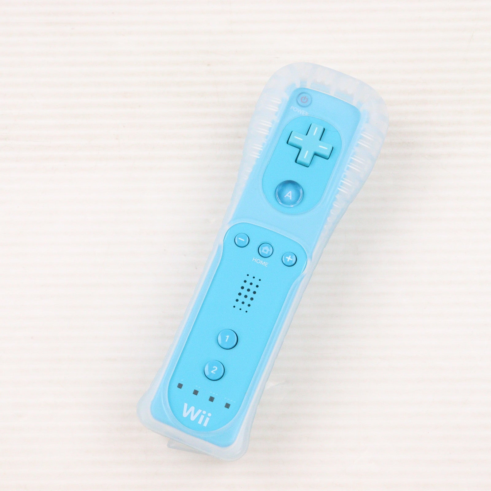 【中古即納】[ACC][Wii] Wiiリモコンジャケット・専用ストラップ付き Wiiリモコン(Wii Remote) アオ 任天堂(RVL-A-CCB)(20091203)