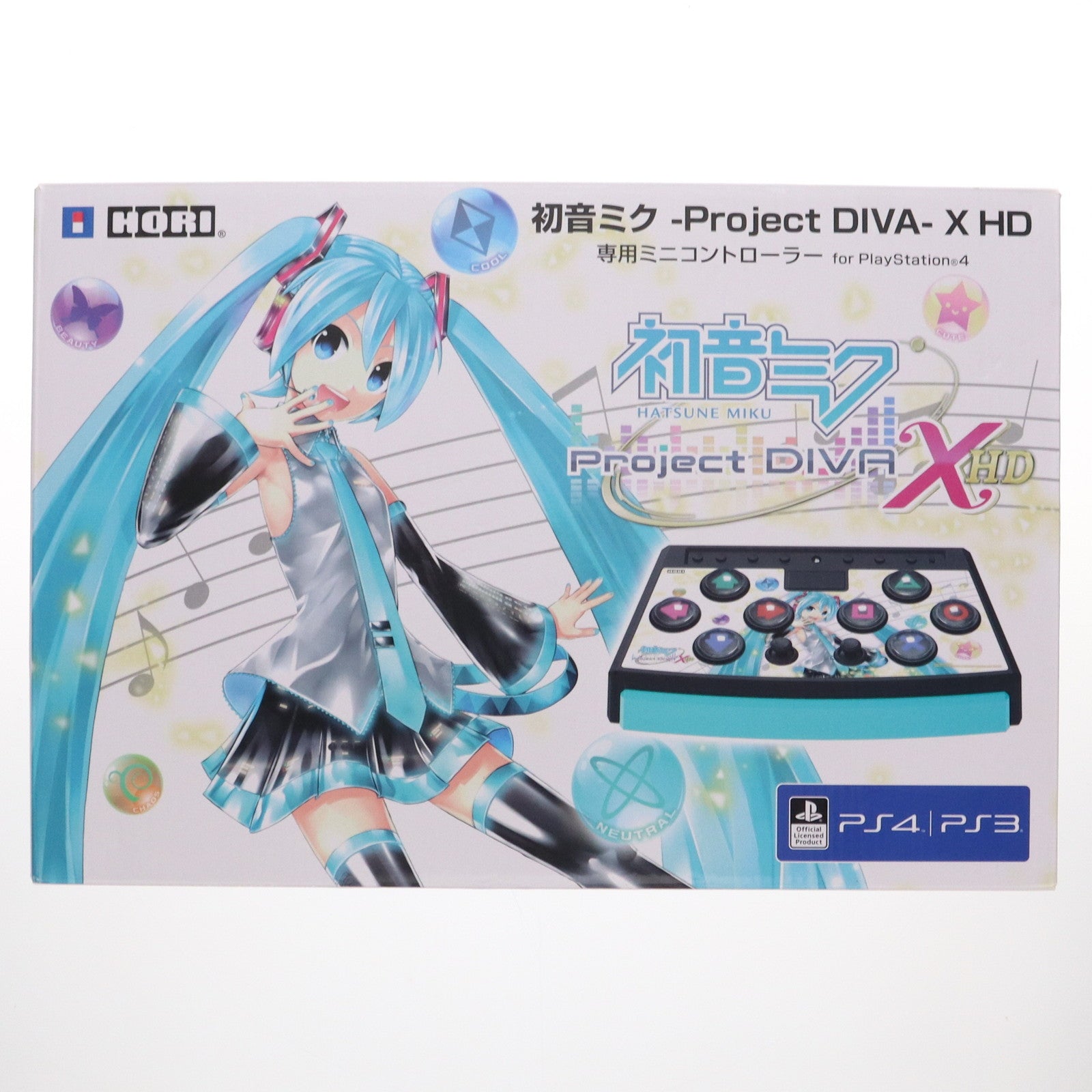 【中古即納】[ACC][PS4] 初音ミク -Project DIVA- X HD 専用ミニコントローラー for PlayStation4 ソニーライセンス商品 HORI(PS4-061)(20160831)