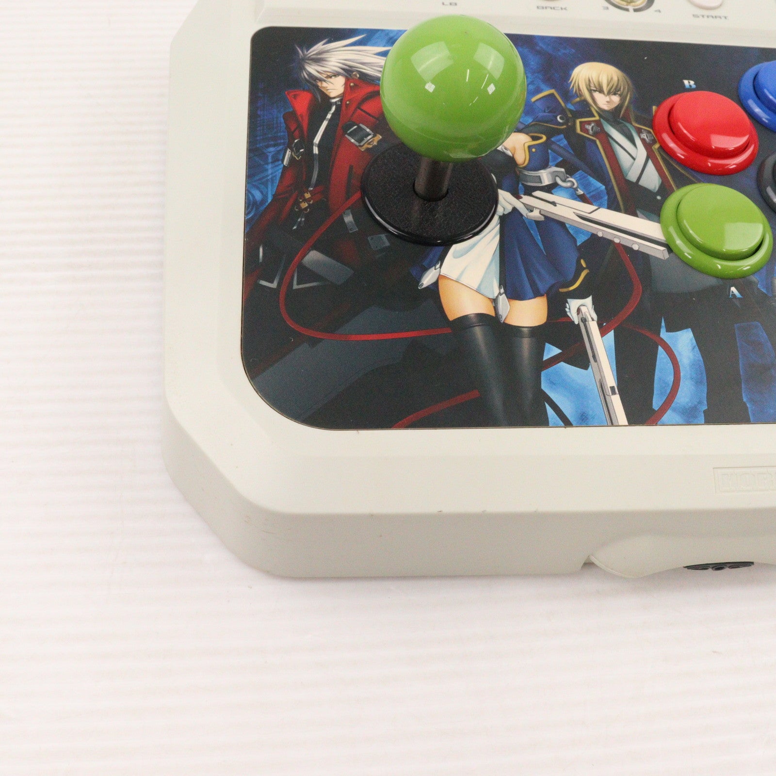 【中古即納】[ACC][Xbox360] XBOX360用 BLAZBLUE(ブレイブルー) 対応スティック マイクロソフトライセンス商品 HORI(HX3-49)(20090625)