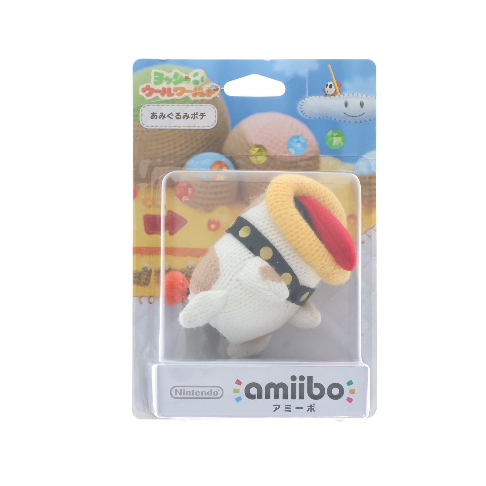 【中古即納】[ACC][3DS] amiibo(アミーボ) あみぐるみポチ(ヨッシー ウールワールドシリーズ) 任天堂(NVL-C-YAAE)(20170119)