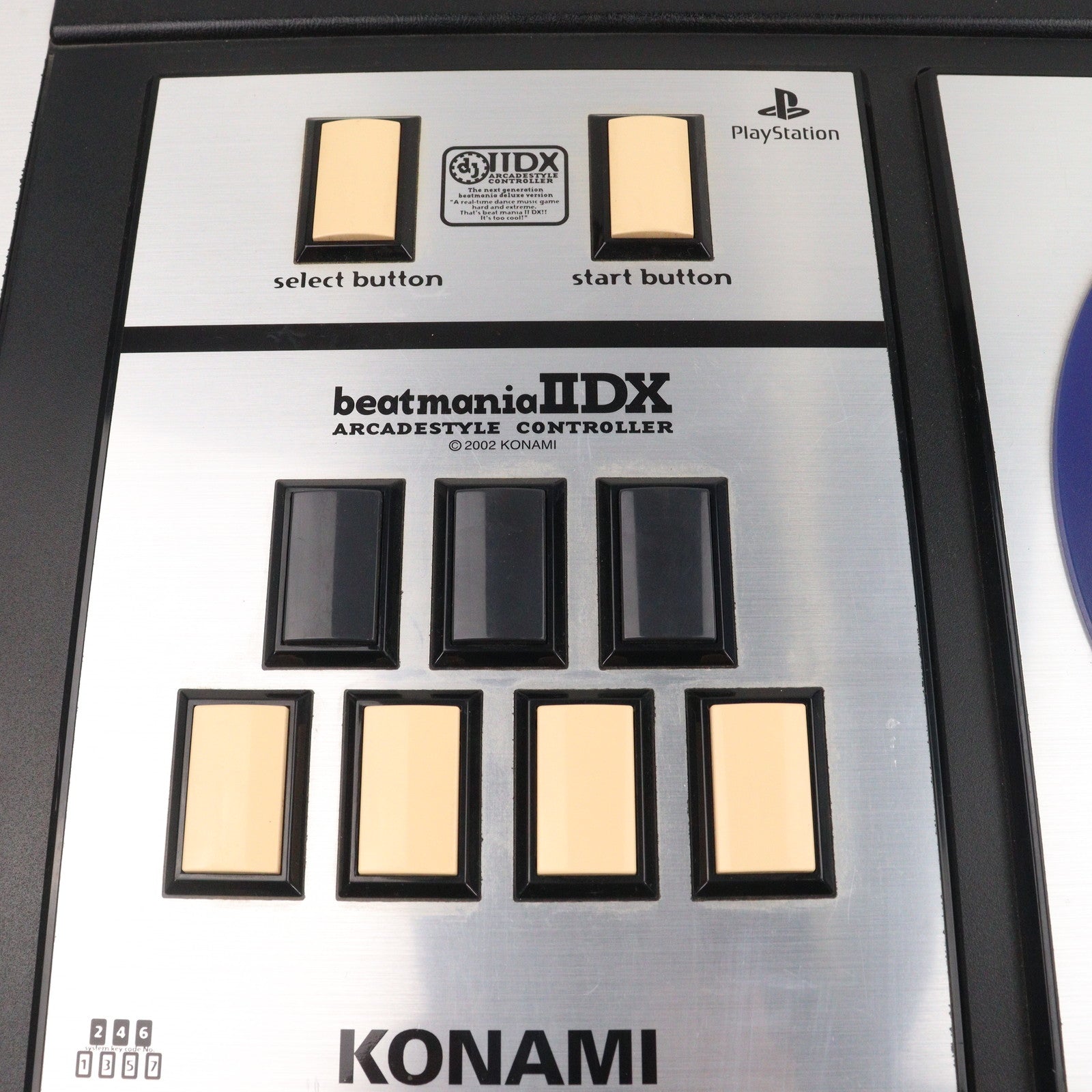 【中古即納】[ACC][PS2] beatmania IIDX アーケードスタイル コントローラ コナミ(RU038)(20040919)