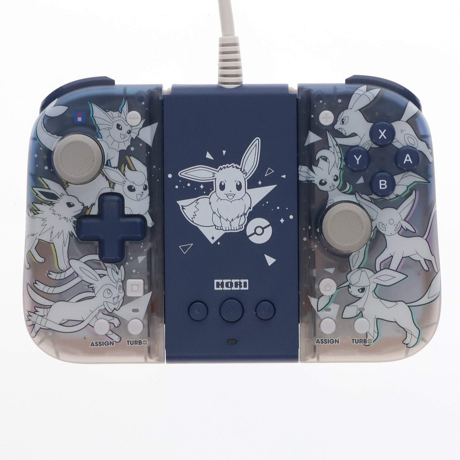 【中古即納】[ACC][Switch] ポケットモンスター グリップコントローラーFit アタッチメントセット for Nintendo Switch(ニンテンドースイッチ)/PC イーブイ&フレンズ 任天堂ライセンス商品 HORI(NSW-453)(20230930)
