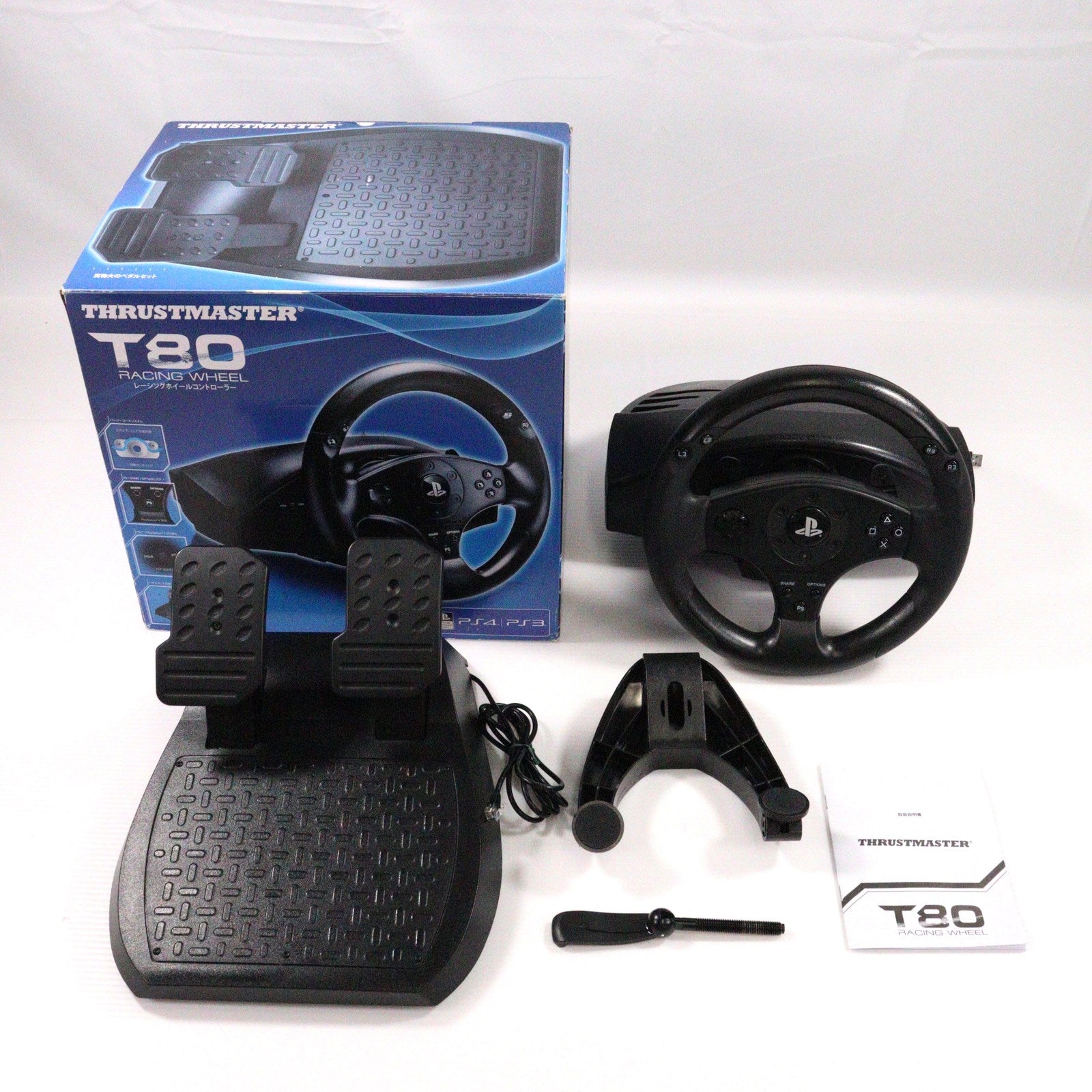 【中古即納】[ACC][PS4] T80 Racing Wheel for PlayStation(R)4/PlayStation(R)3　MSY(20160507)