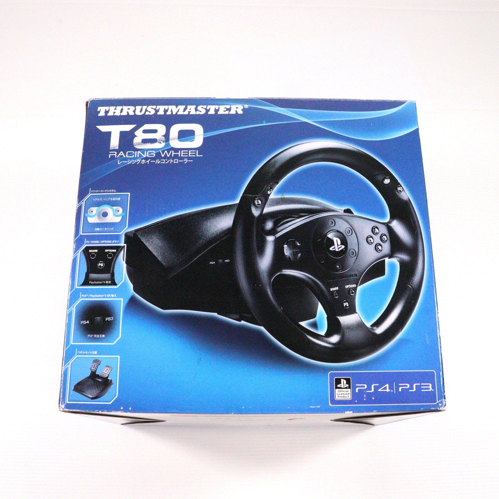 【中古即納】[ACC][PS4] T80 Racing Wheel for PlayStation(R)4/PlayStation(R)3　MSY(20160507)