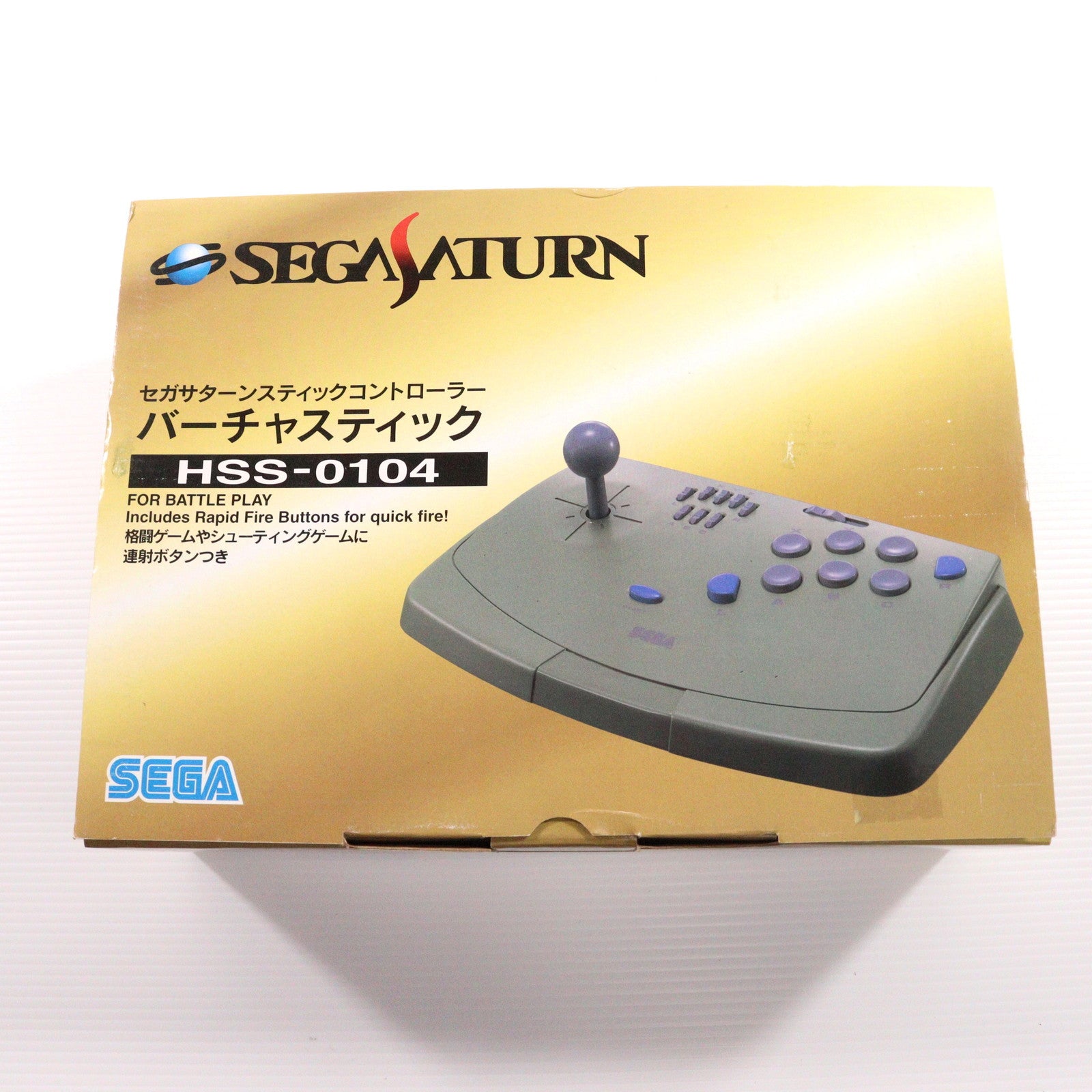 【中古即納】[ACC][SS] セガサターンスティックコントローラー バーチャスティック グレー セガ(HSS-0104)(19941122)