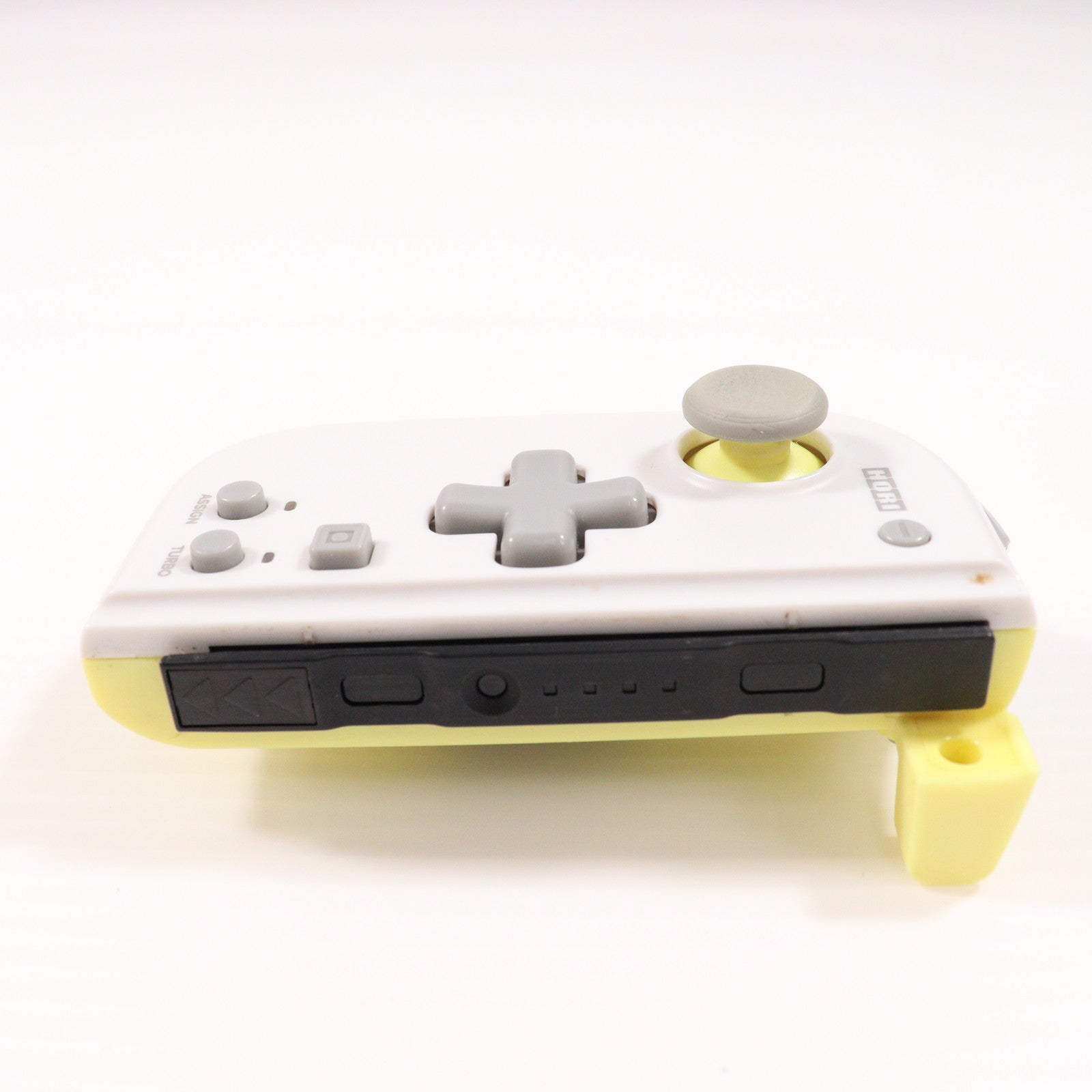 【中古即納】[ACC][Switch] グリップコントローラー FIT for Nintendo Switch(フィット for ニンテンドースイッチ) ライトグレー×イエロー 任天堂ライセンス商品 HORI(NSW-373)(20220908)