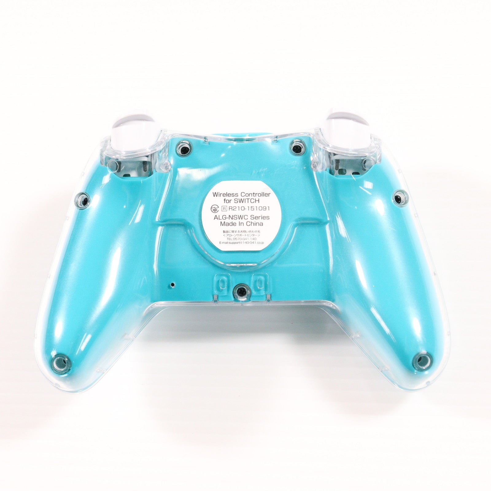 【中古即納】[ACC][Switch] Switch用(スイッチ用) ワイヤレスカラフルコントローラー ブルー アローン(ALG-NSWCCFBL)(20231016)