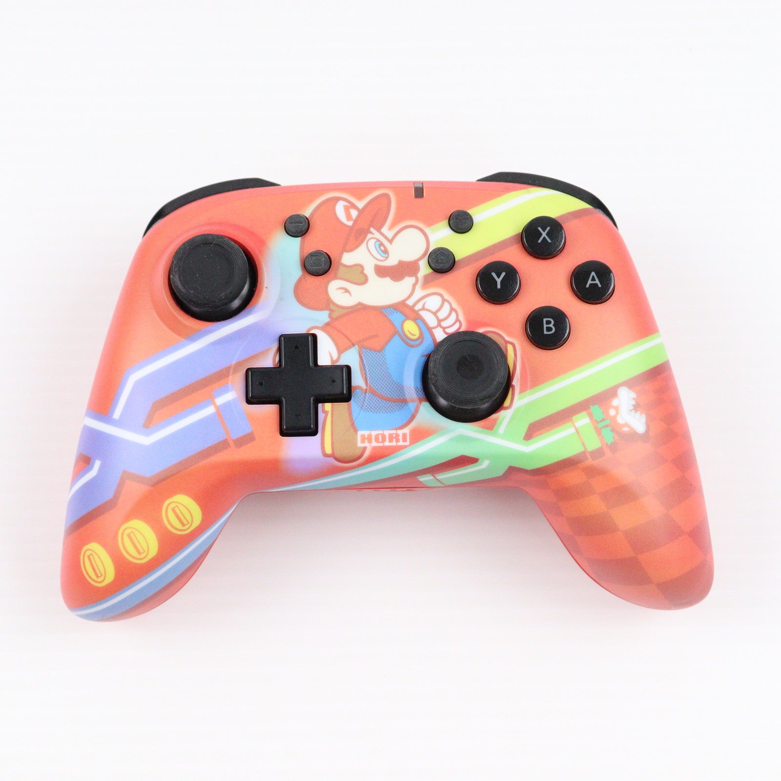 【中古即納】[ACC][Switch] ワイヤレスホリパッド for Nintendo Switch(ニンテンドースイッチ) スーパーマリオエディション 任天堂ライセンス商品 HORI(NSW-310)(20210228)