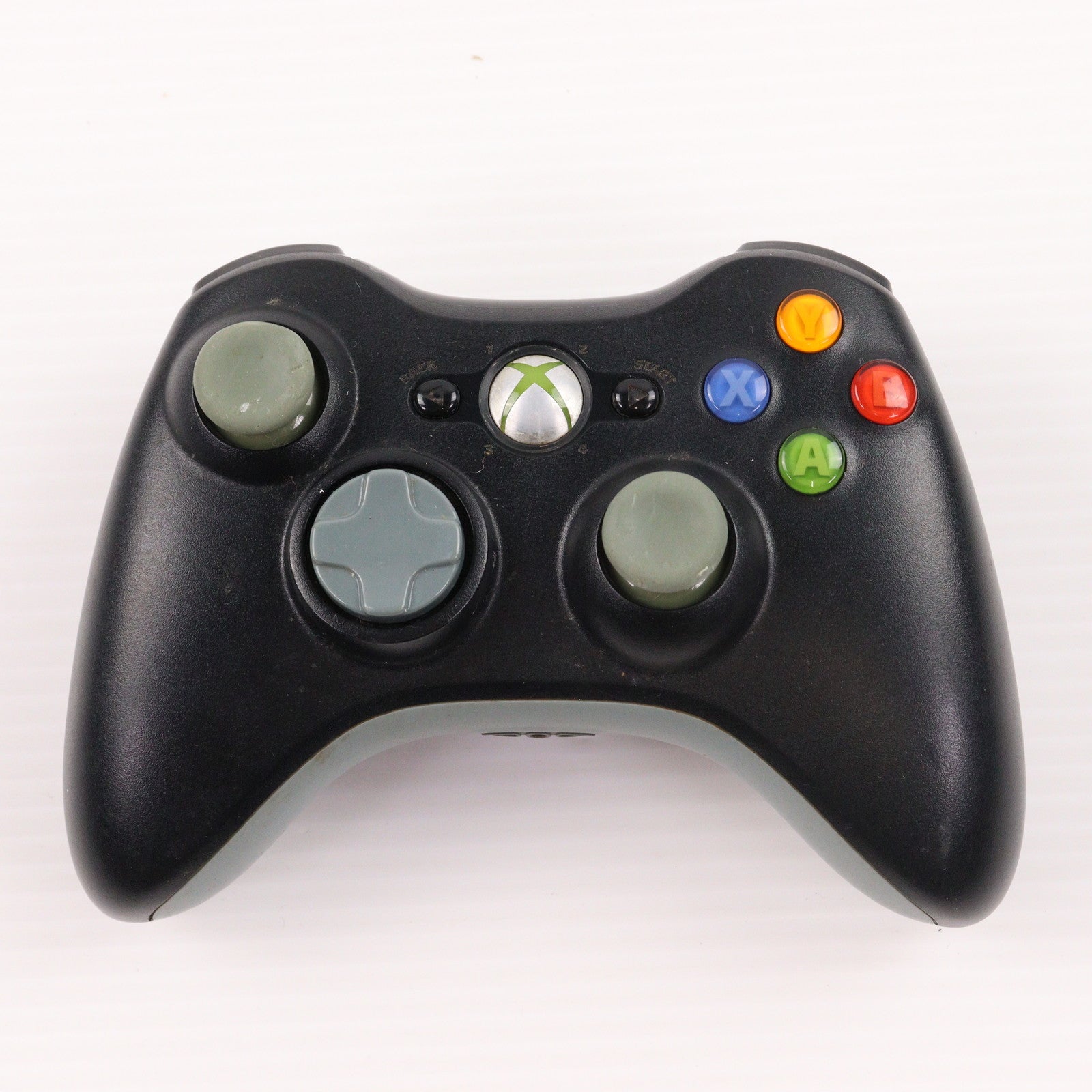 【中古即納】[ACC][Xbox360] Xbox 360 ワイヤレスコントローラー(ブラック) マイクロソフト(B4F-00019)(20071011)