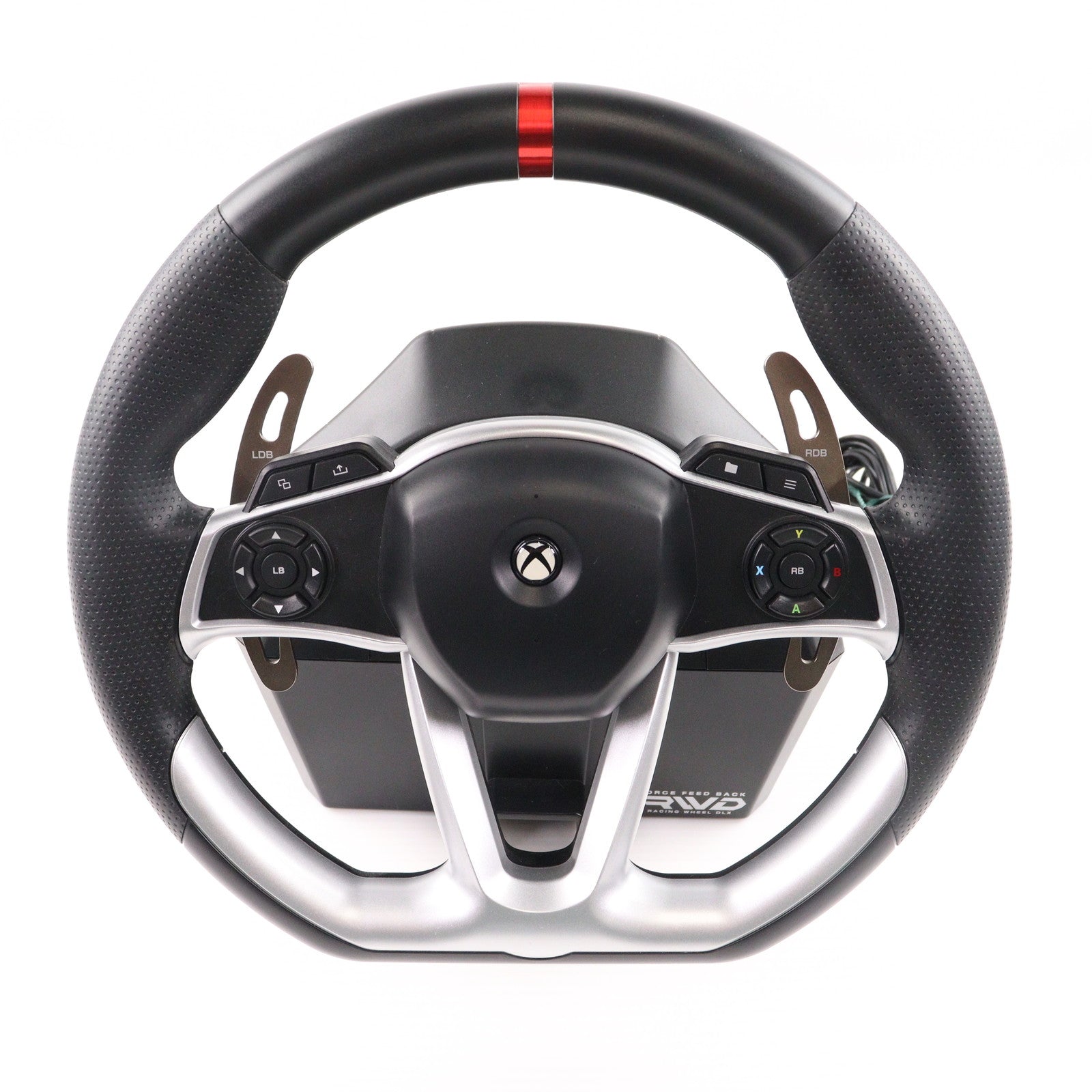 【中古即納】[ACC][XboxX/S] Force Feedback Racing Wheel DLX for Xbox Series X|S(フォース フィードバックレーシングホイール DLX for Xbox シリーズ X|S) マイクロソフトライセンス商品 HORI(AB05-001)(20210715)