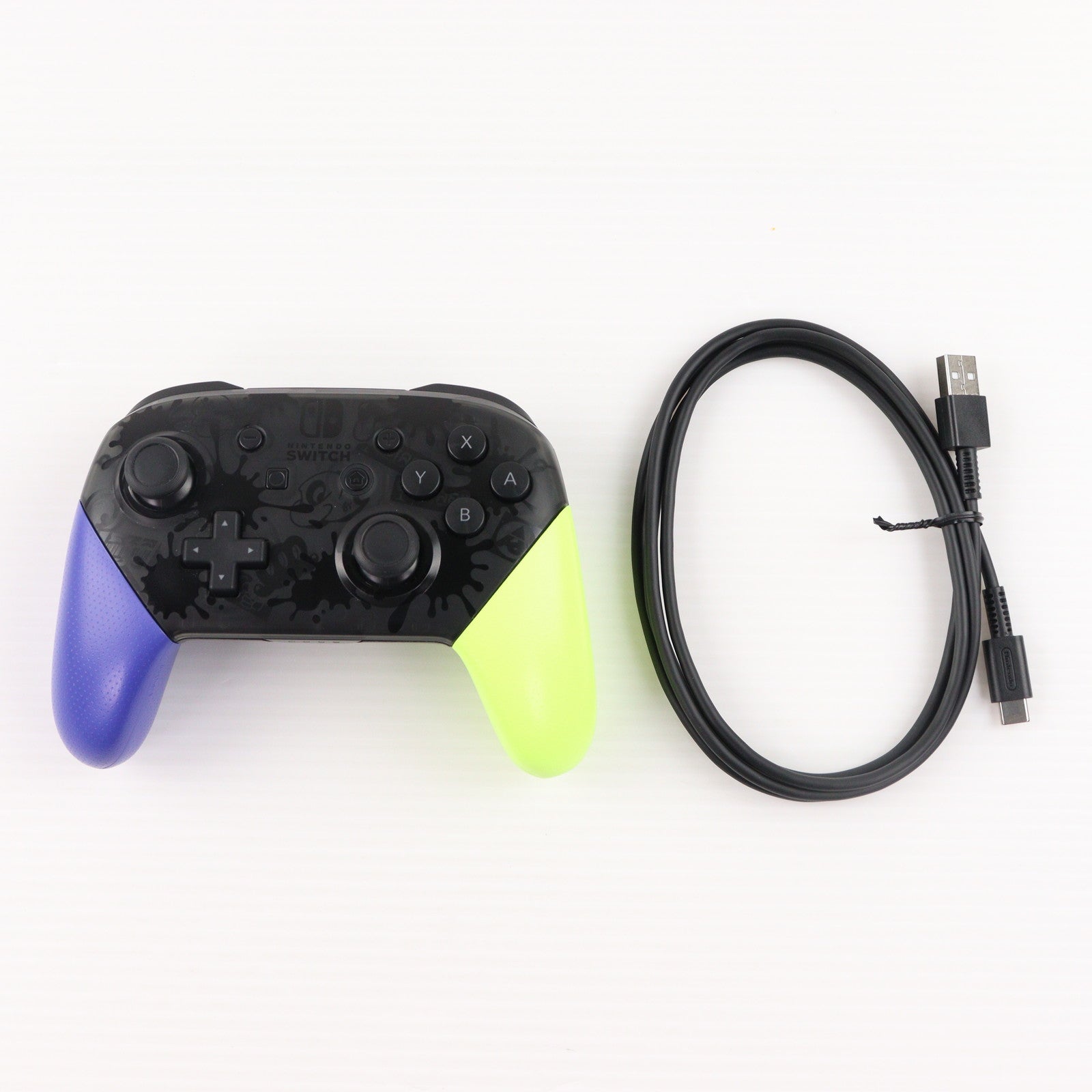 【中古即納】[ACC][Switch] Nintendo Switch Proコントローラー(ニンテンドースイッチ プロコントローラー) スプラトゥーン3エディション 任天堂(HAC-A-FSSKT)(20220826)
