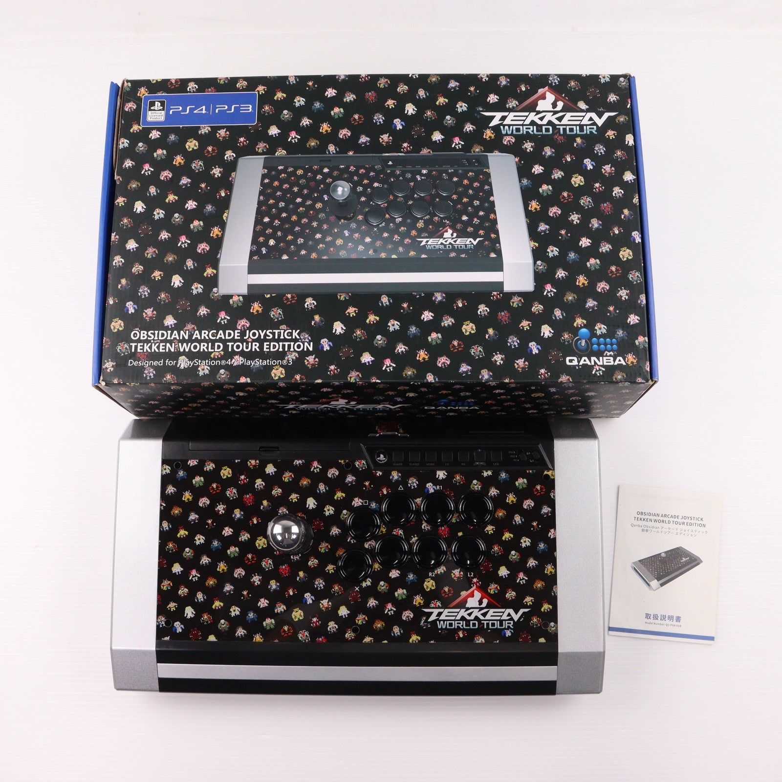 【中古即納】[ACC][PS4] Qanba Obsidian Arcade Joystick Tekken World Tour Edition(クァンバ オブシディアン アーケードジョイスティック 鉄拳ワールドツアーエディション) ソニーライセンス商品 Qanba(Q3-PS4-01B)(20181213)