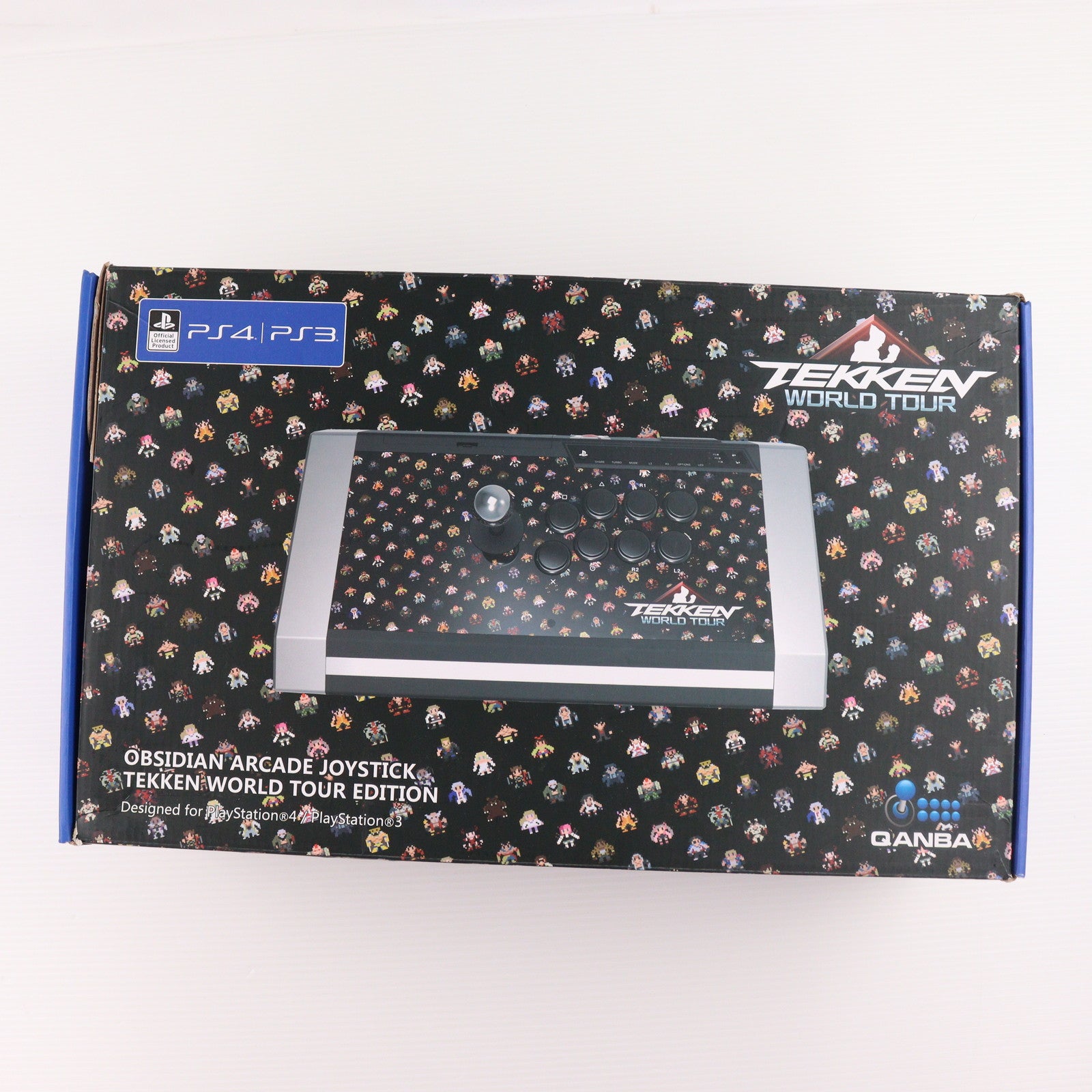 【中古即納】[ACC][PS4] Qanba Obsidian Arcade Joystick Tekken World Tour Edition(クァンバ オブシディアン アーケードジョイスティック 鉄拳ワールドツアーエディション) ソニーライセンス商品 Qanba(Q3-PS4-01B)(20181213)