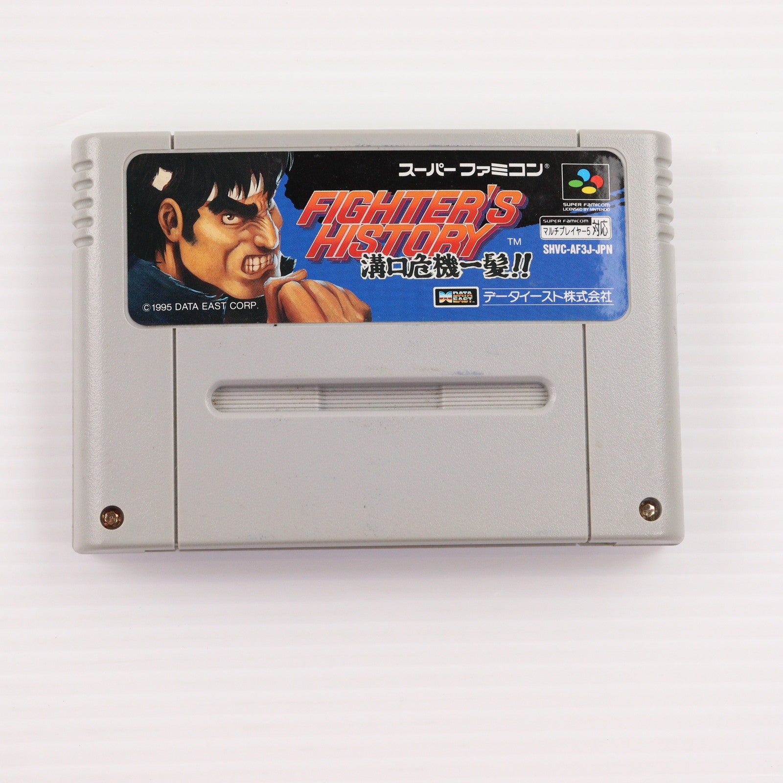 【中古即納】[SFC] ファイターズヒストリー(FIGHTER'S HISTORY) 溝口危機一髪!! データイースト(19950217)