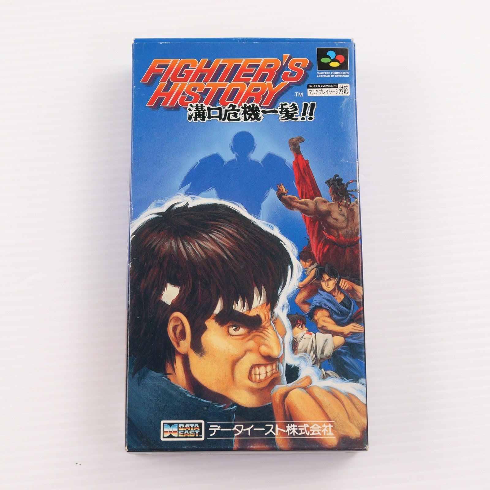 【中古即納】[SFC] ファイターズヒストリー(FIGHTER'S HISTORY) 溝口危機一髪!! データイースト(19950217)