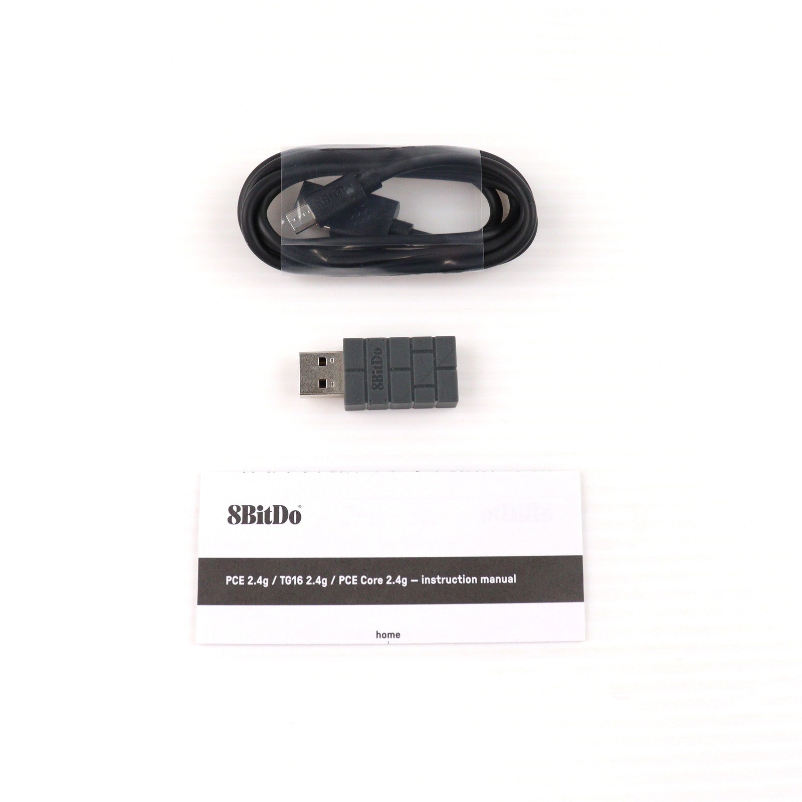 【中古即納】[ACC][PCE] 8BitDo PCE 2.4G Wireless Gamepad(ワイヤレスゲームパッド) PCE Core Edition 8Bitdo(81FC)(20201231)