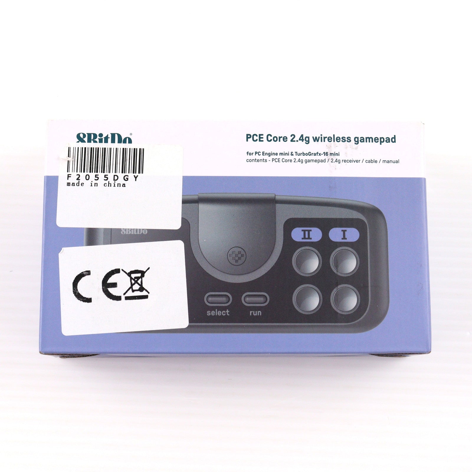 【中古即納】[ACC][PCE] 8BitDo PCE 2.4G Wireless Gamepad(ワイヤレスゲームパッド) PCE Core Edition 8Bitdo(81FC)(20201231)