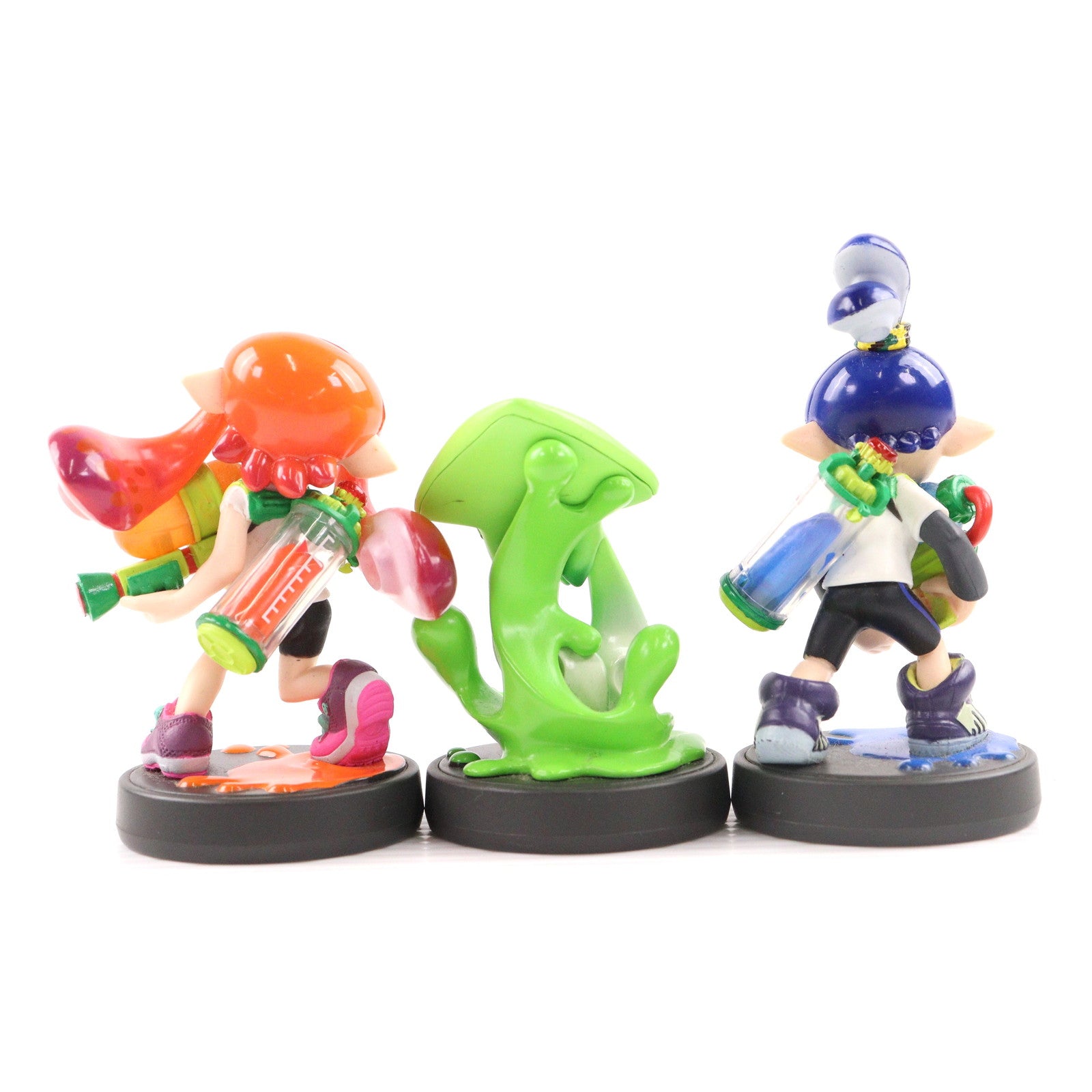 【中古即納】[ACC][Switch] Splatoon 3-pack amiibo(アミーボ トリプルセット[ガール/イカ/ボーイ](スプラトゥーンシリーズ)(北米版) 任天堂(NVL-E-AE3A-USZ)(20150528)