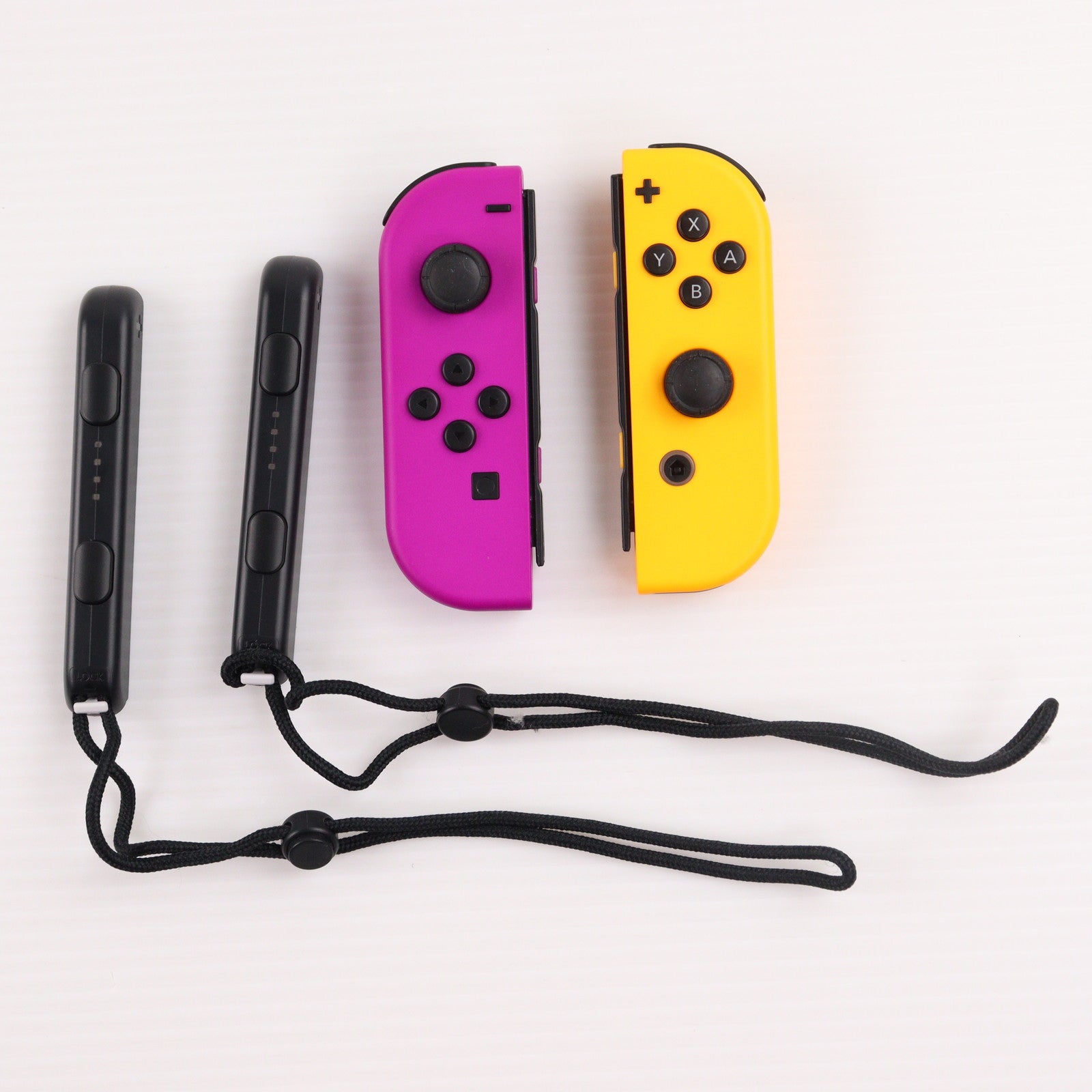 【中古即納】[ACC][Switch] Joy-Con(L) ネオンパープル/(R) ネオンオレンジ(ジョイコンL ネオンパープル/R ネオンオレンジ) 任天堂(HAC-A-JAQAA)(20191004)