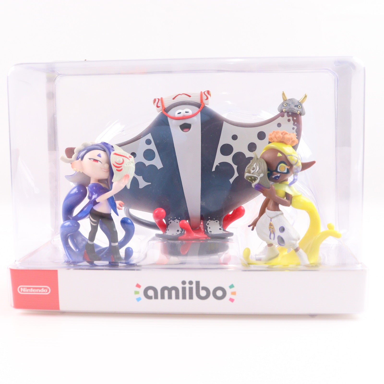 【中古即納】[ACC][Switch] amiibo(アミーボ) すりみ連合セット[フウカ/ウツホ/マンタロー](スプラトゥーンシリーズ) 任天堂(NVL-E-AE3G)(20231117)