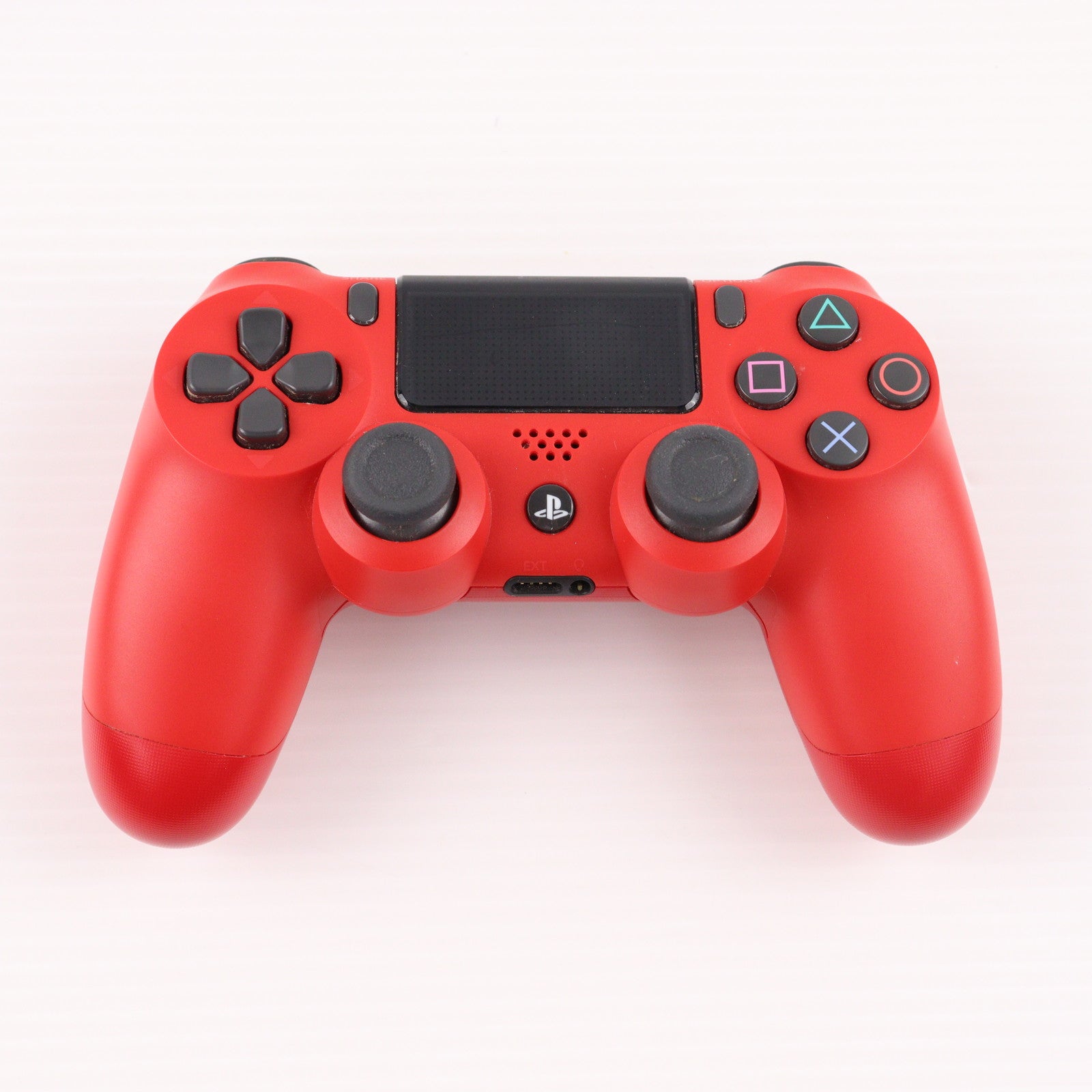 【中古即納】[ACC][PS4] ワイヤレスコントローラー DUALSHOCK4(デュアルショック4) マグマ・レッド SIE(CUH-ZCT2J11)(20161110)