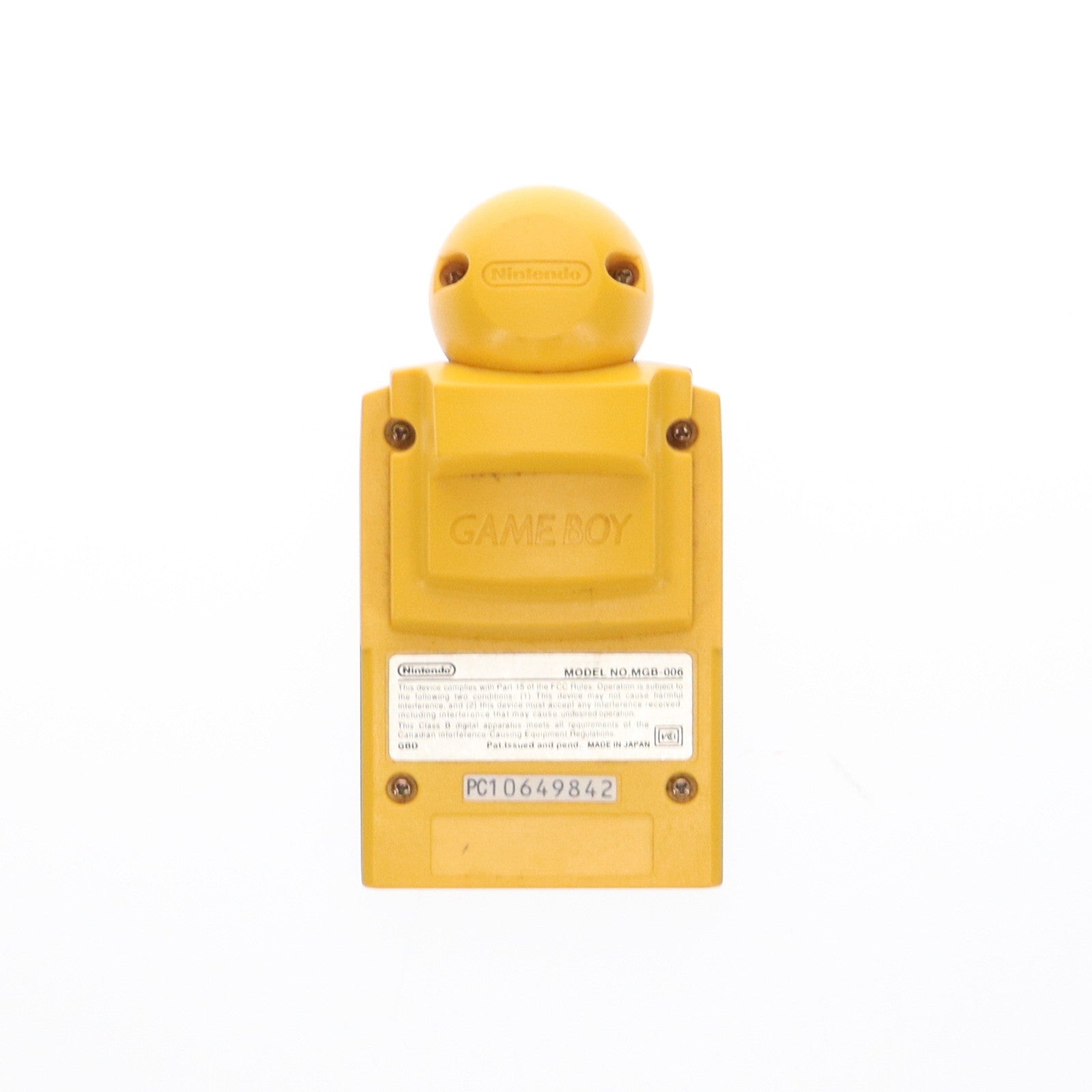 【中古即納】[ACC][GB] ポケットカメラ PocketCamera イエロー 任天堂(MGB-006)(19980221)