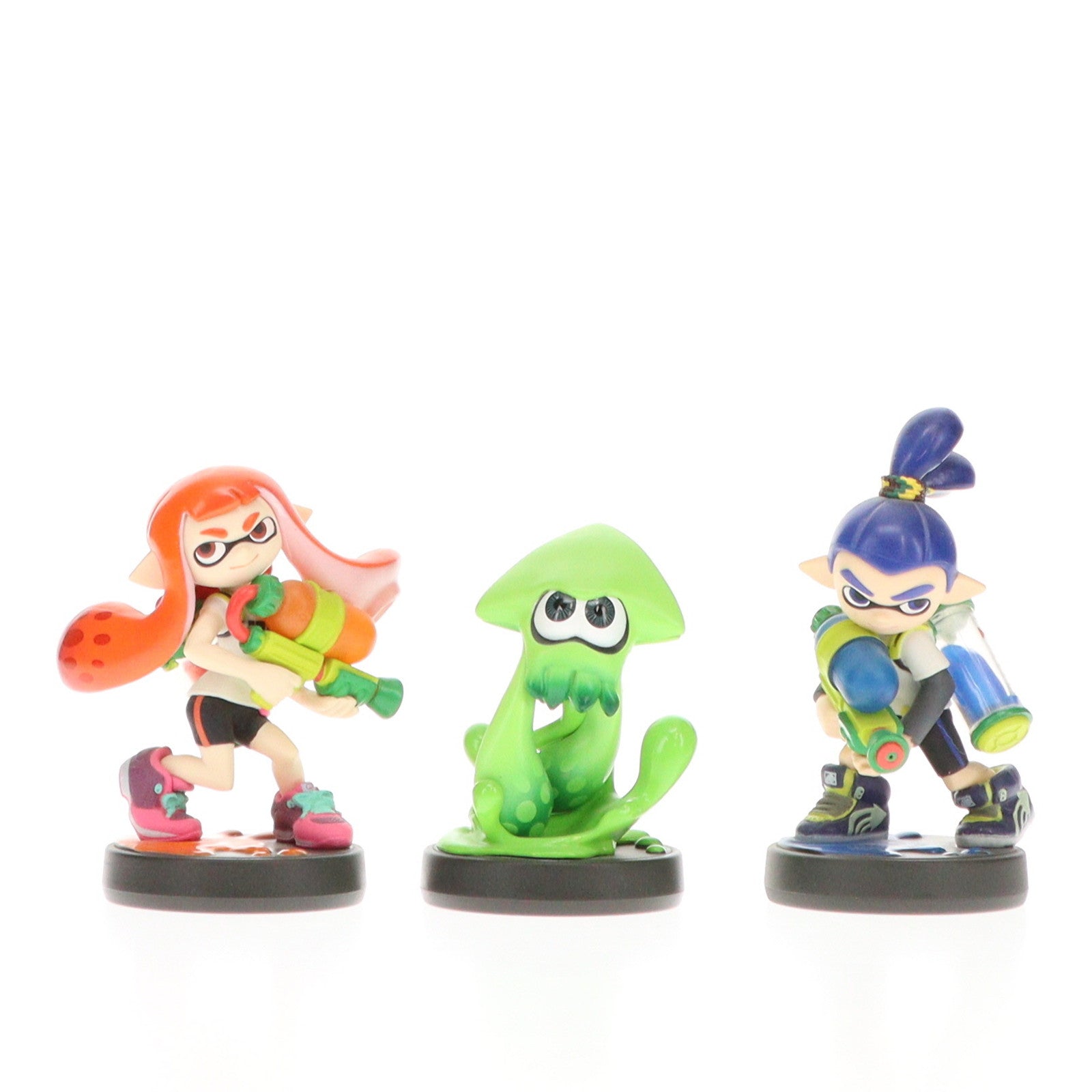 【中古即納】[ACC][Switch] amiibo(アミーボ) トリプルセット[ガール/イカ/ボーイ](スプラトゥーンシリーズ) 任天堂(NVL-E-AE3A)(20150528)