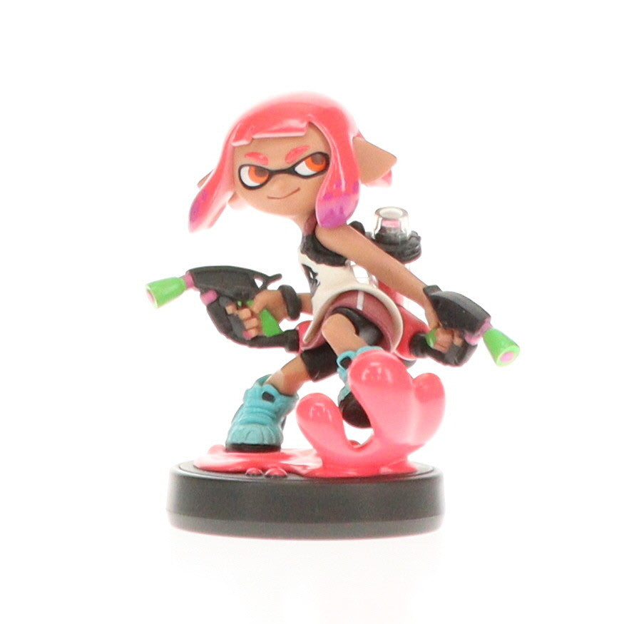 【中古即納】[ACC][Switch] amiibo(アミーボ) ガール【ネオンピンク】(スプラトゥーンシリーズ) 任天堂(NVL-C-AEAJ)(20170721)