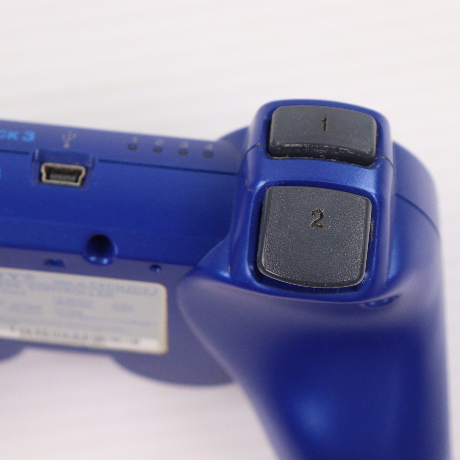 【中古即納】[ACC][PS3] ワイヤレスコントローラ(DUALSHOCK3) タイタニウム・ブルー SCE(CECH-ZC2J)(20101103)