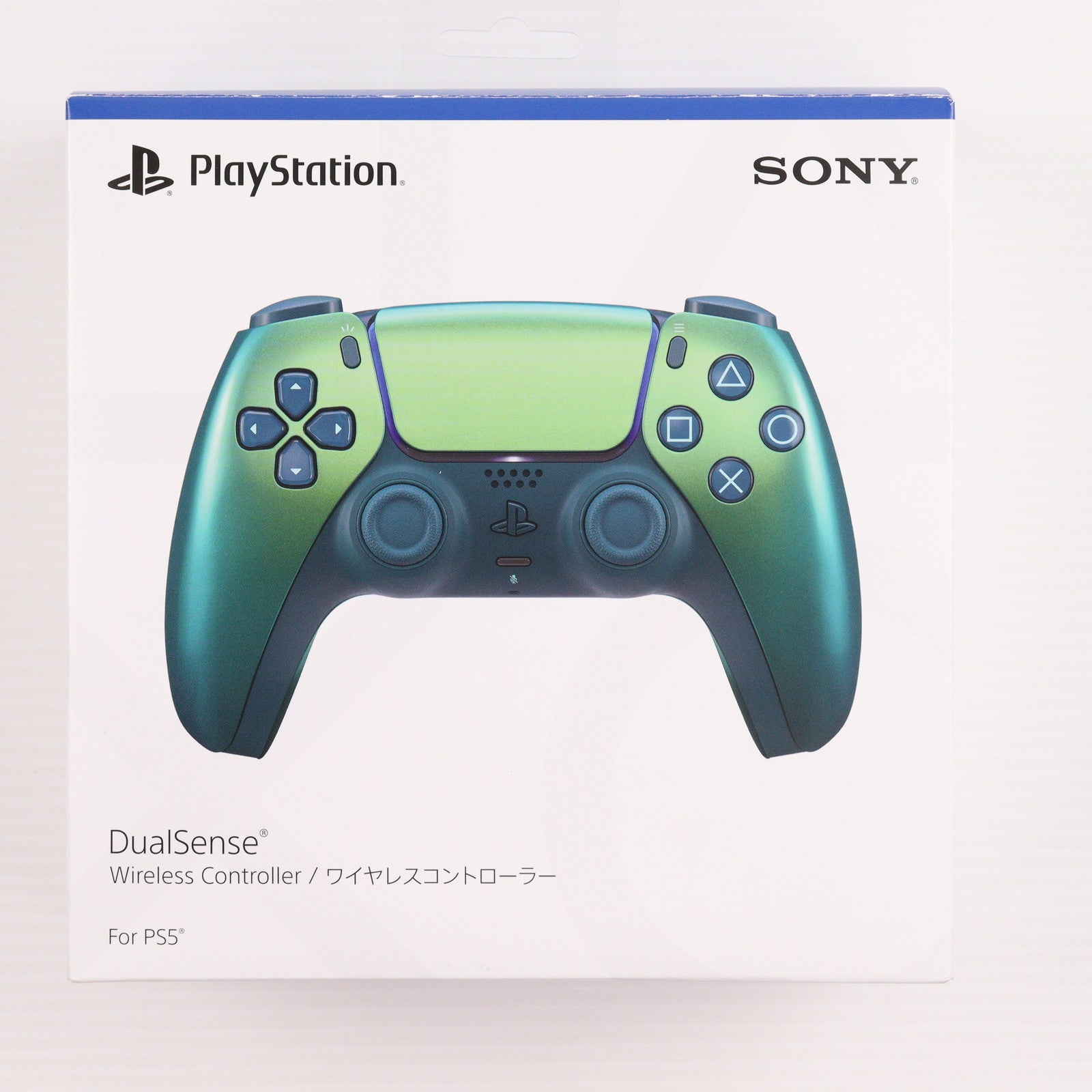 【中古即納】[ACC][XboxX/S] DualSense(デュアルセンス) ワイヤレスコントローラー クロマ グリーン SIE(CFI-ZCT1J10)(20250123)