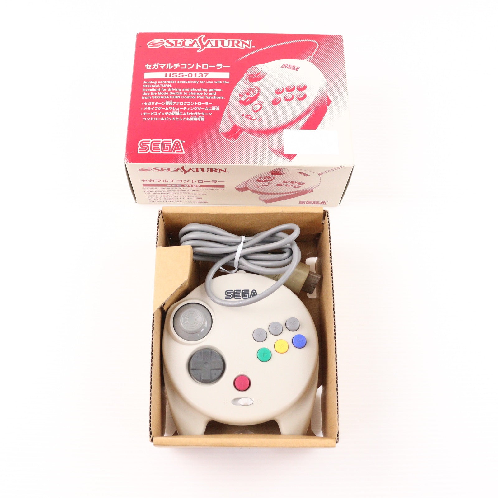 【中古即納】[ACC][SS] セガサターン専用アナログコントローラー セガマルチコントローラー セガ・エンタープライゼス(HSS-0137)(19960712)