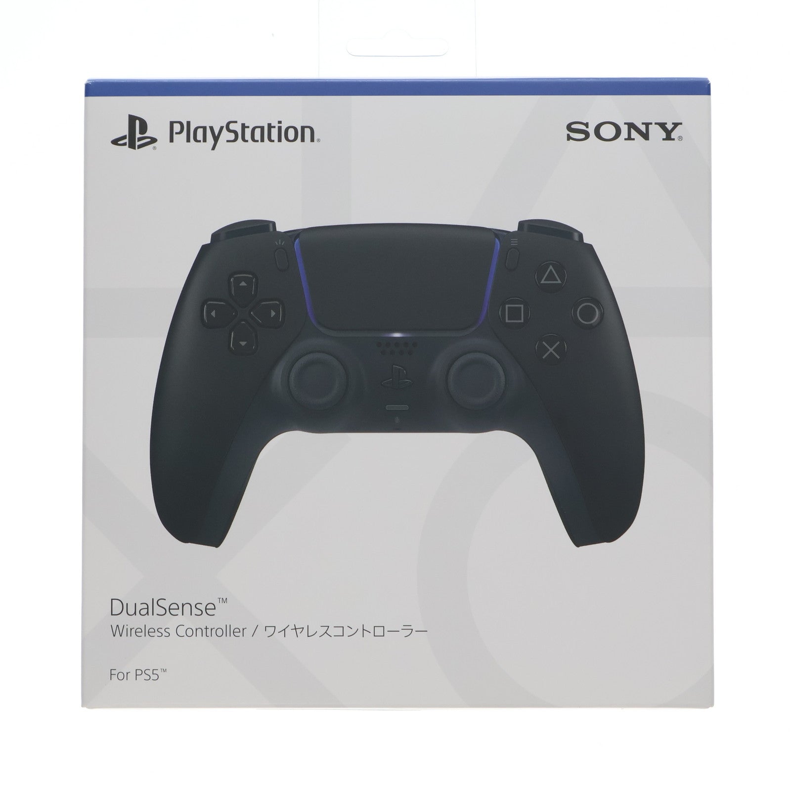 【中古即納】[ACC][PS5] DualSense(デュアルセンス) ワイヤレスコントローラー ミッドナイト ブラック SIE(CFI-ZCT1J01)(20210610)