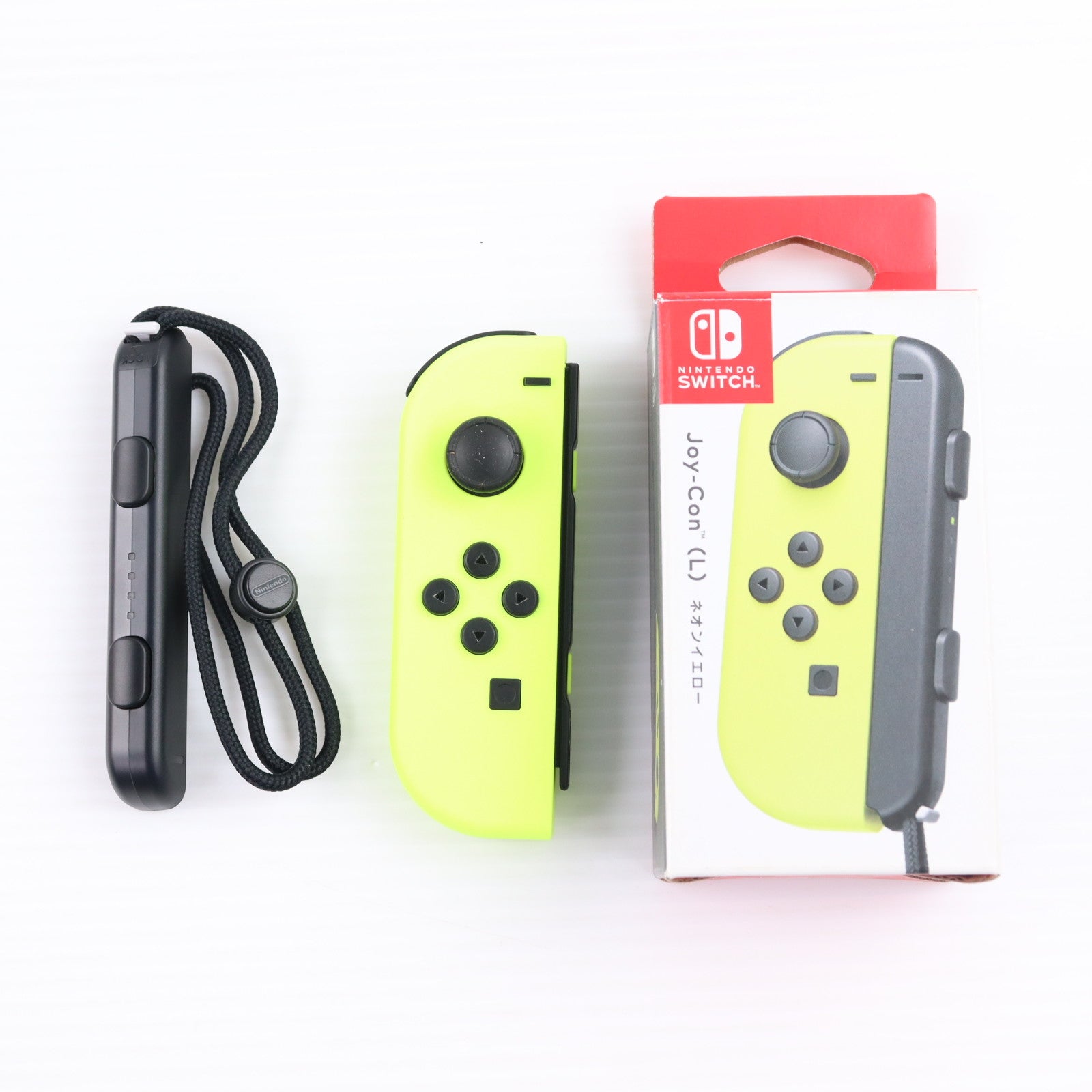 【中古即納】[ACC][Switch] マイニンテンドーストア限定 Joy-Con(L) ネオンイエロー(ジョイコンL ネオンイエロー) 任天堂(HAC-A-JLYAA)(20170616)