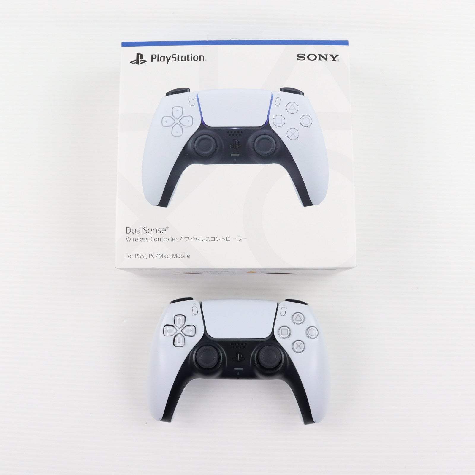 【中古即納】[ACC][PS5] DualSense(デュアルセンス) ワイヤレスコントローラー SIE(CFI-ZCT1J)(20201112)