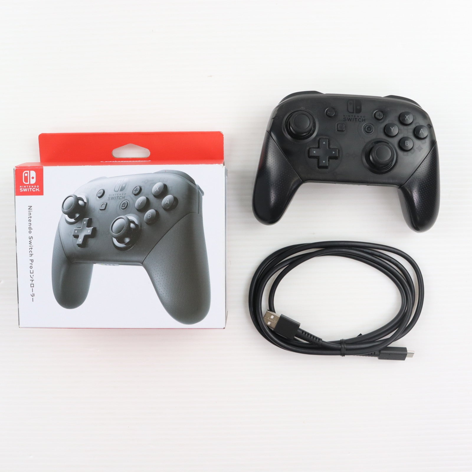 【中古即納】[ACC][Switch] Nintendo Switch Proコントローラー(ニンテンドースイッチ プロコントローラー) 任天堂(HAC-A-FSSKA)(20170303)