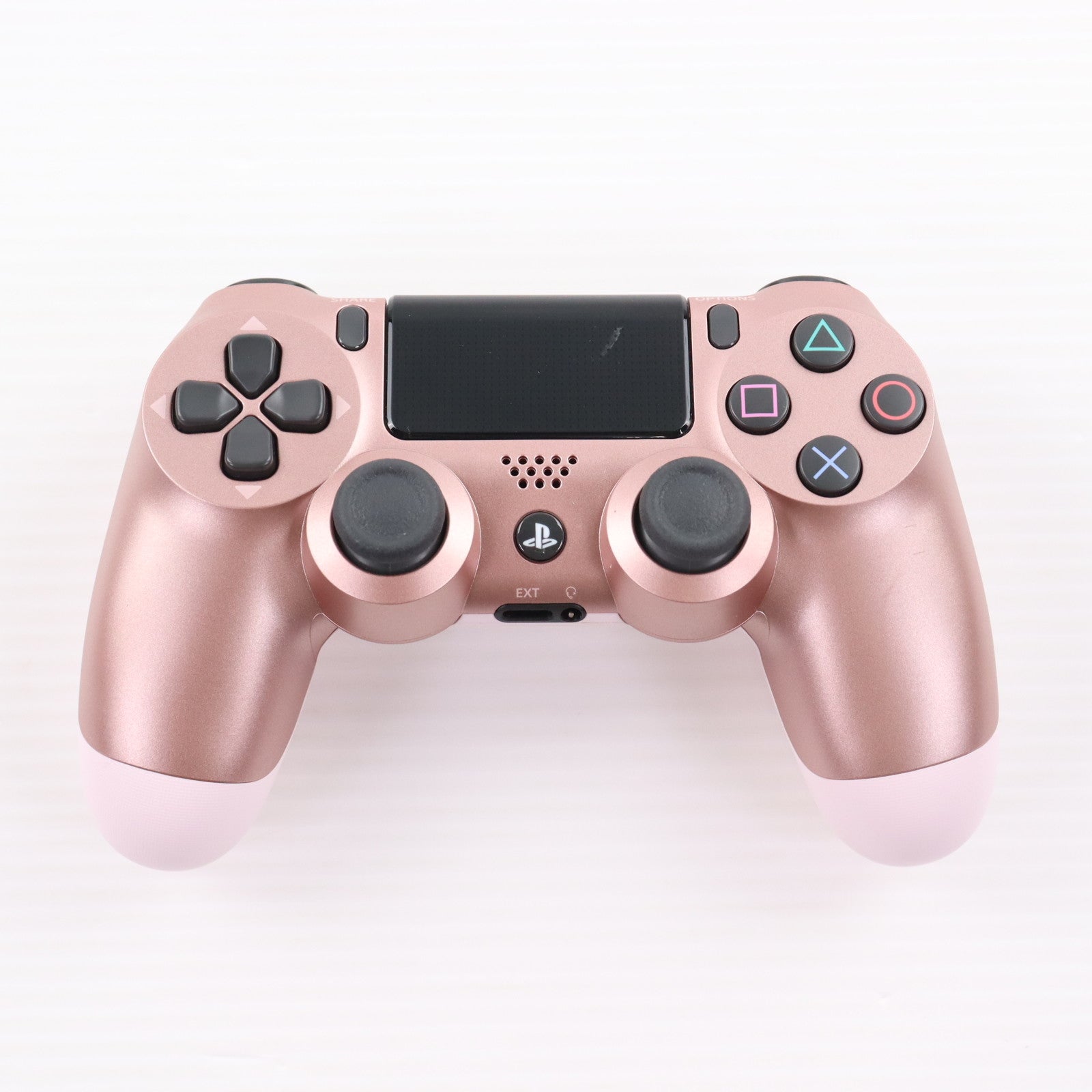 【中古即納】[ACC][PS4] ワイヤレスコントローラー DUALSHOCK4(デュアルショック4) ローズ・ゴールド SIE(CUH-ZCT2J27)(20190906)