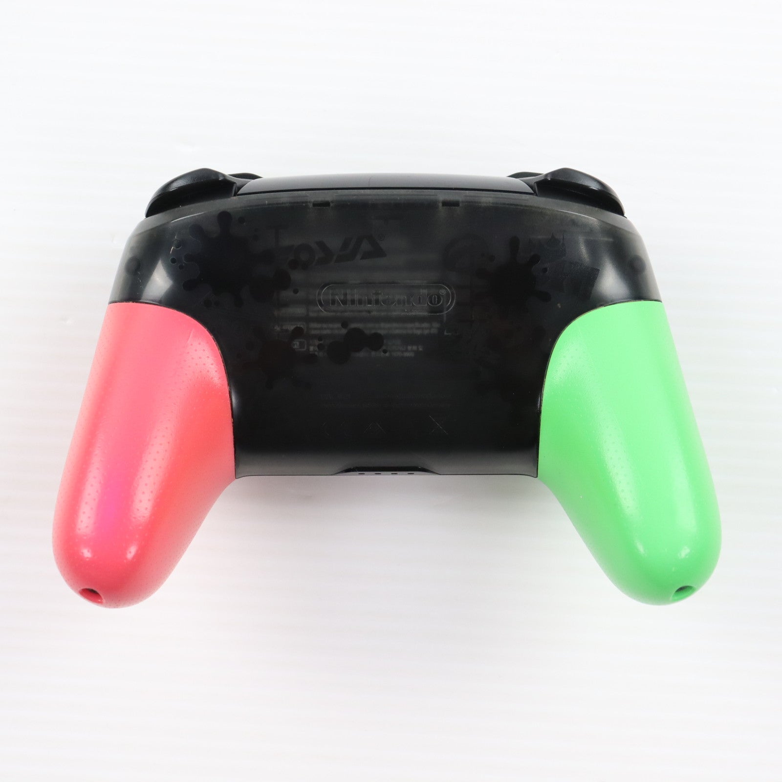 【中古即納】[ACC][Switch] (USB充電ケーブル無し)Nintendo Switch Proコントローラー(ニンテンドースイッチ プロコントローラー) スプラトゥーン2エディション 任天堂(HAC-A-FSSKB)(20170721)