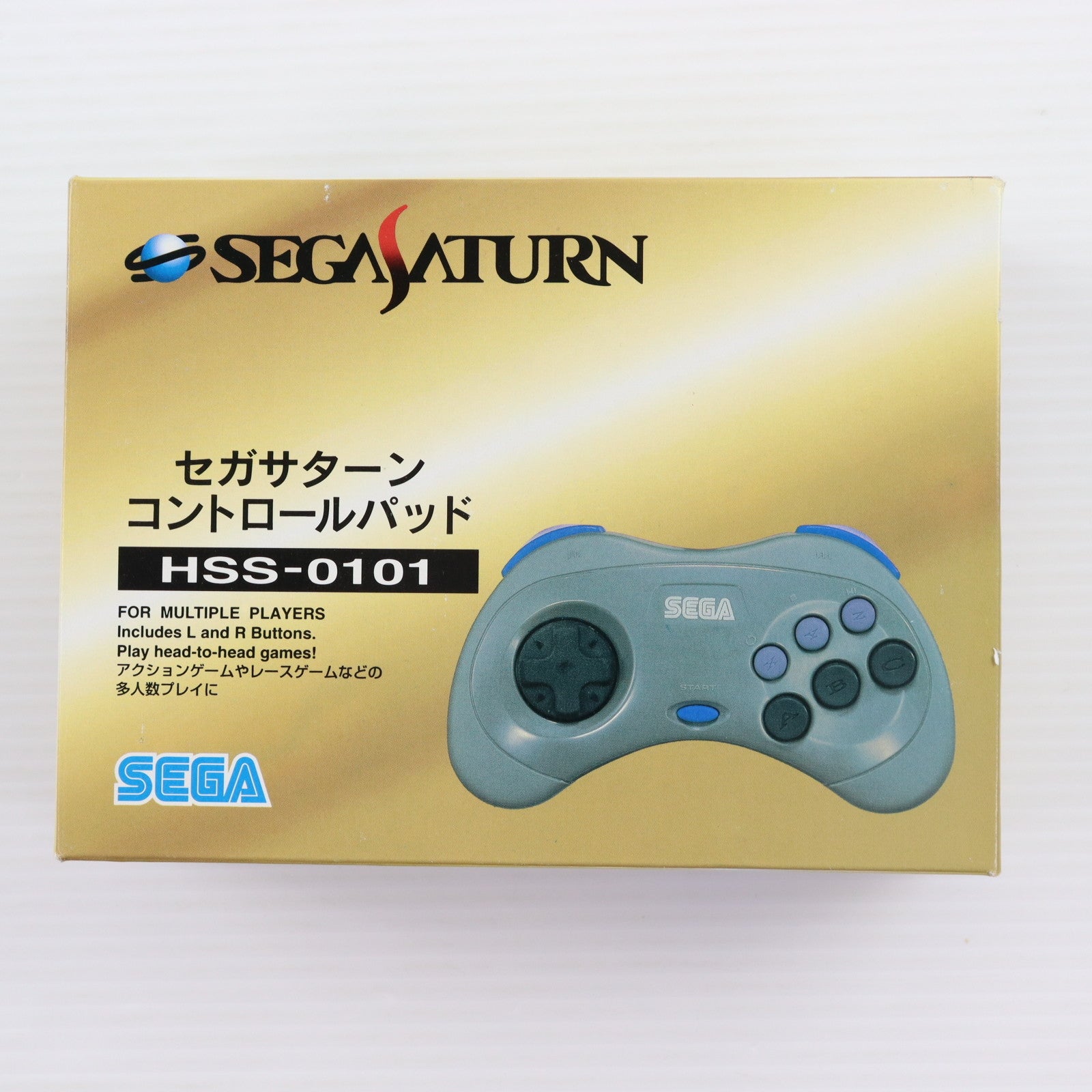 【中古即納】[ACC][SS] セガサターン コントロールパッド グレー セガ(HSS-0101)(19941122)