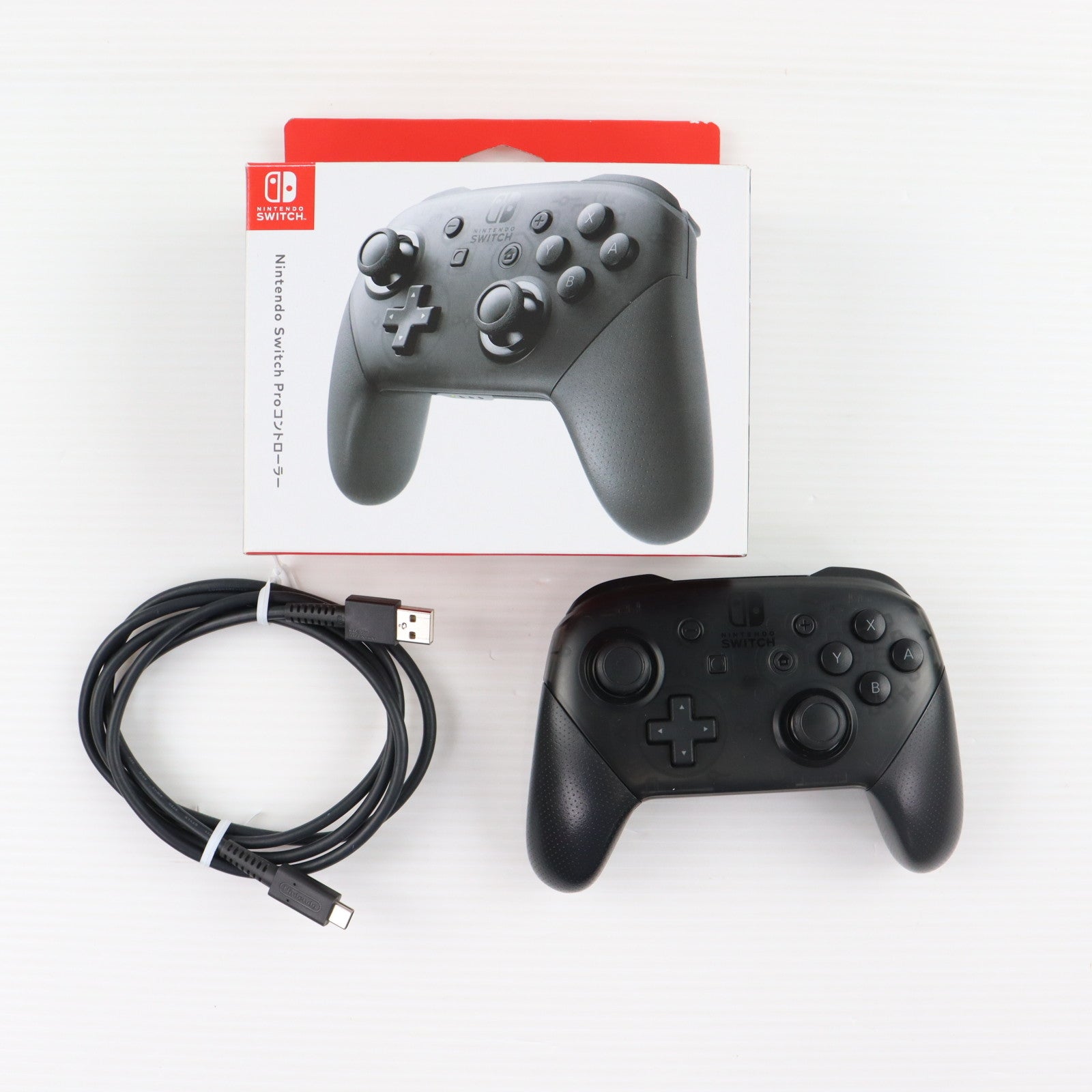 【中古即納】[ACC][Switch] Nintendo Switch Proコントローラー(ニンテンドースイッチ プロコントローラー) 任天堂(HAC-A-FSSKA)(20170303)
